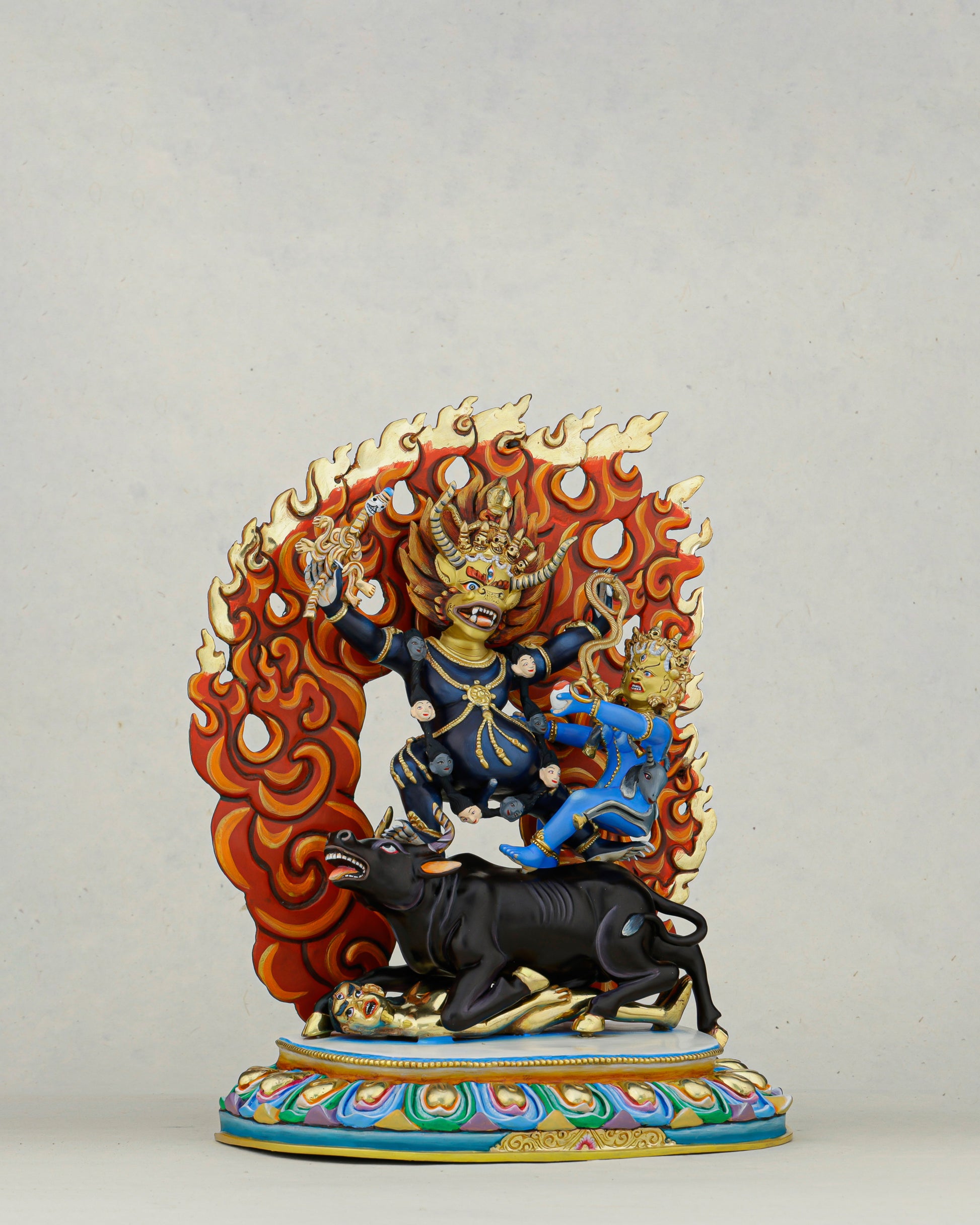 The Conqueror of Death Himself | Yamantaka - Authentic Handcrafted Statue
