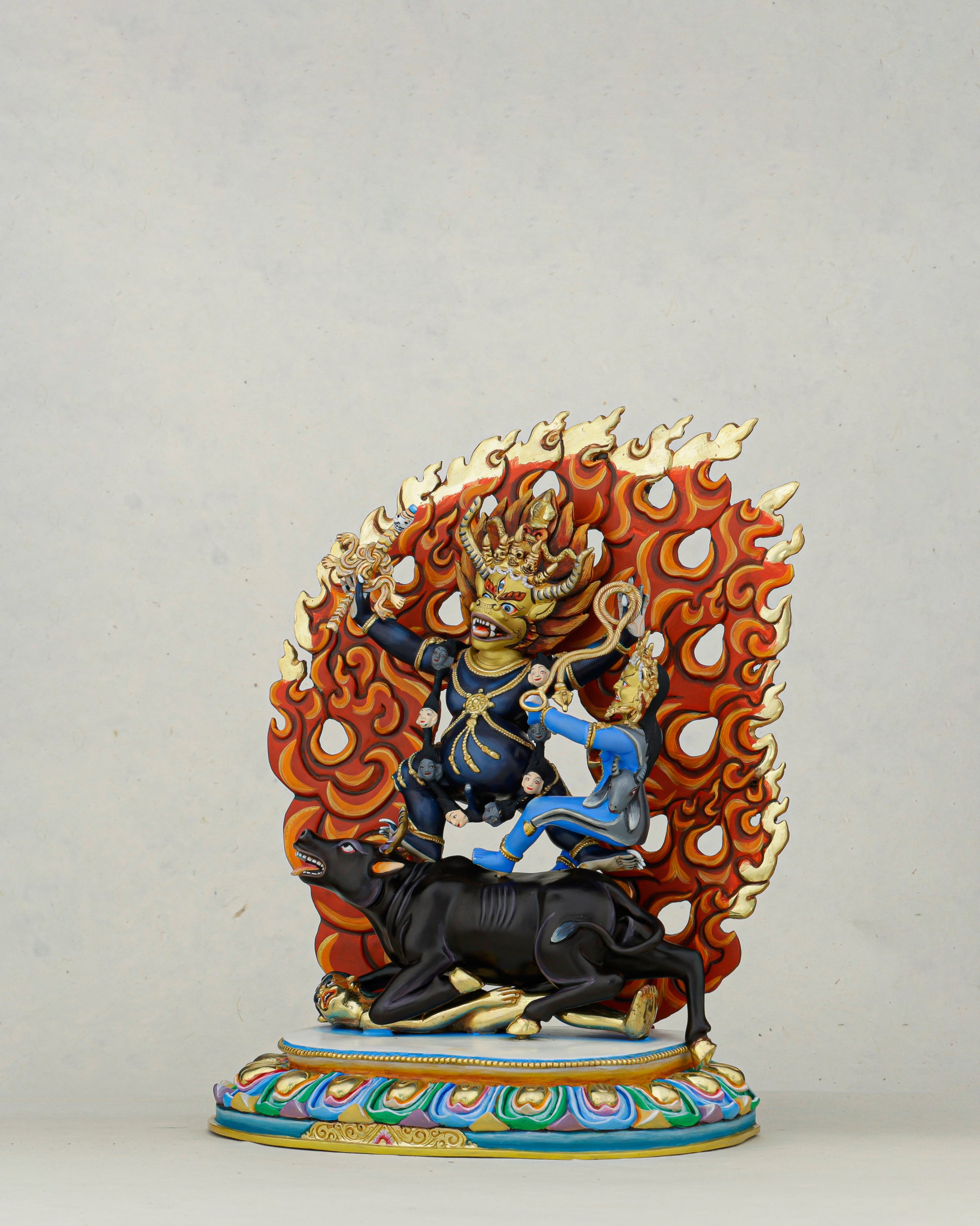 The Conqueror of Death Himself | Yamantaka - Authentic Handcrafted Statue