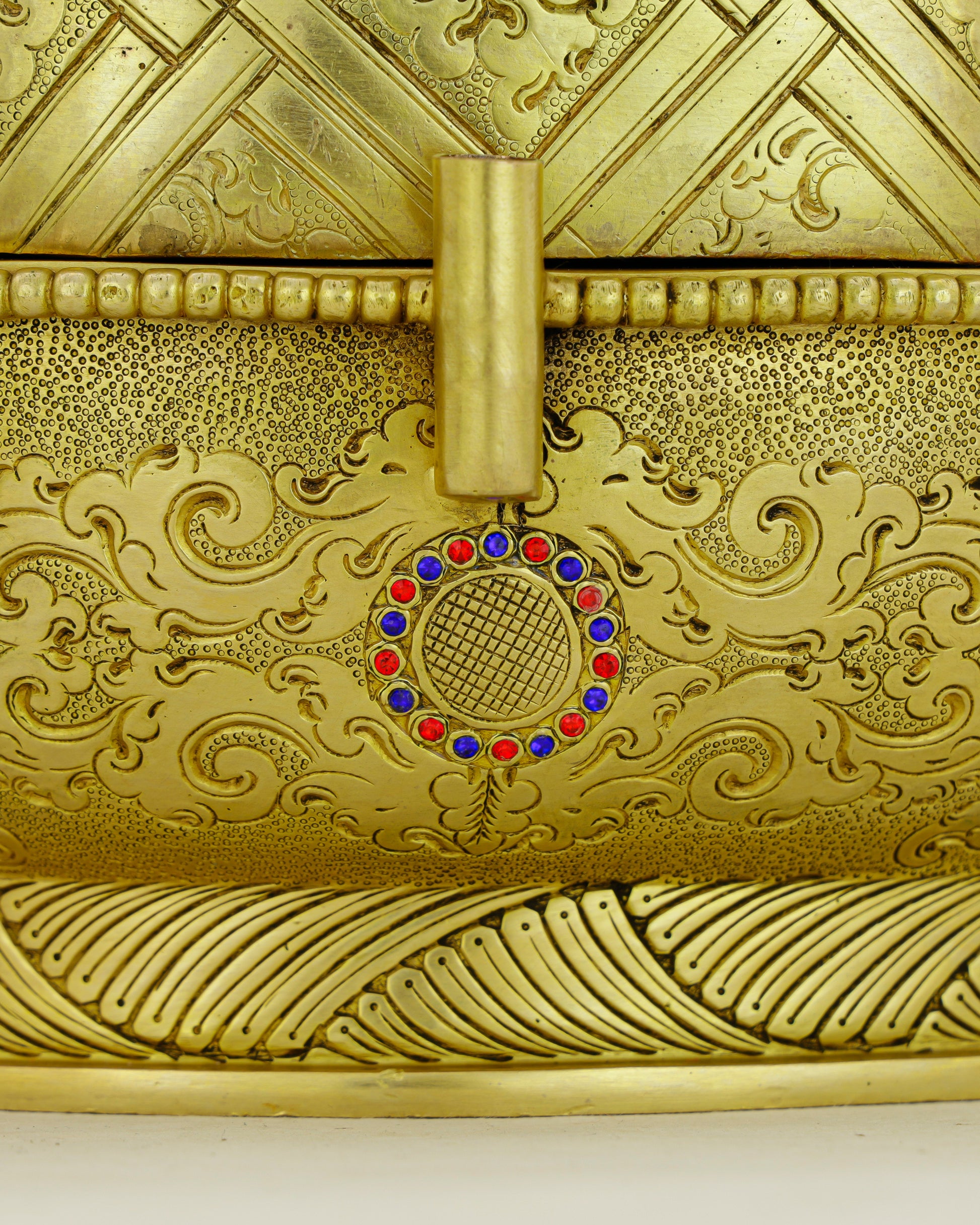 Eternal Life in Gold | Handcrafted Amitayus Statue from Patan, Nepal - Authentic Handcrafted Statue