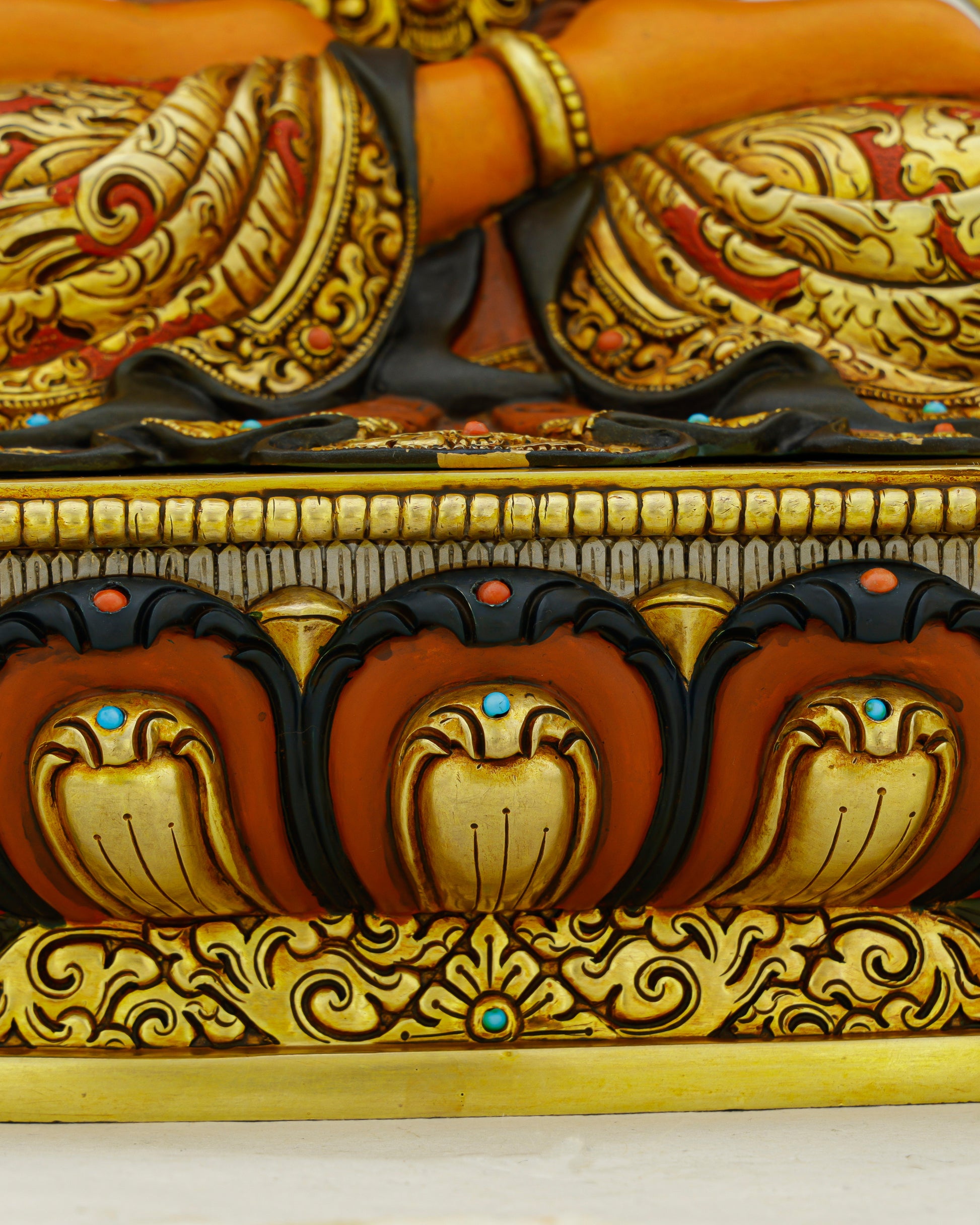 The Sword of Wisdom | Handcrafted Manjushri Statue from Nepal - Authentic Handcrafted Statue