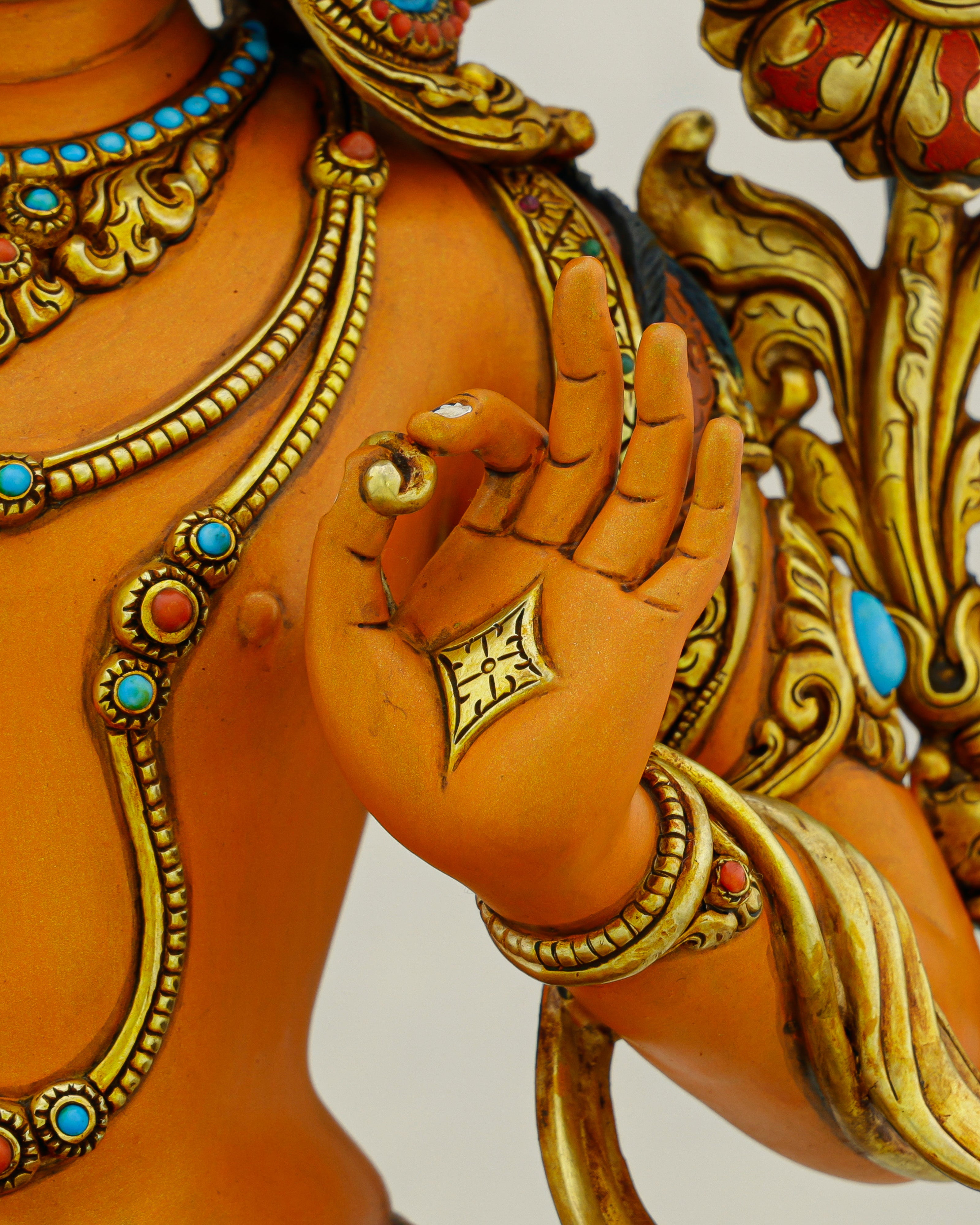 The Sword of Wisdom | Handcrafted Manjushri Statue from Nepal