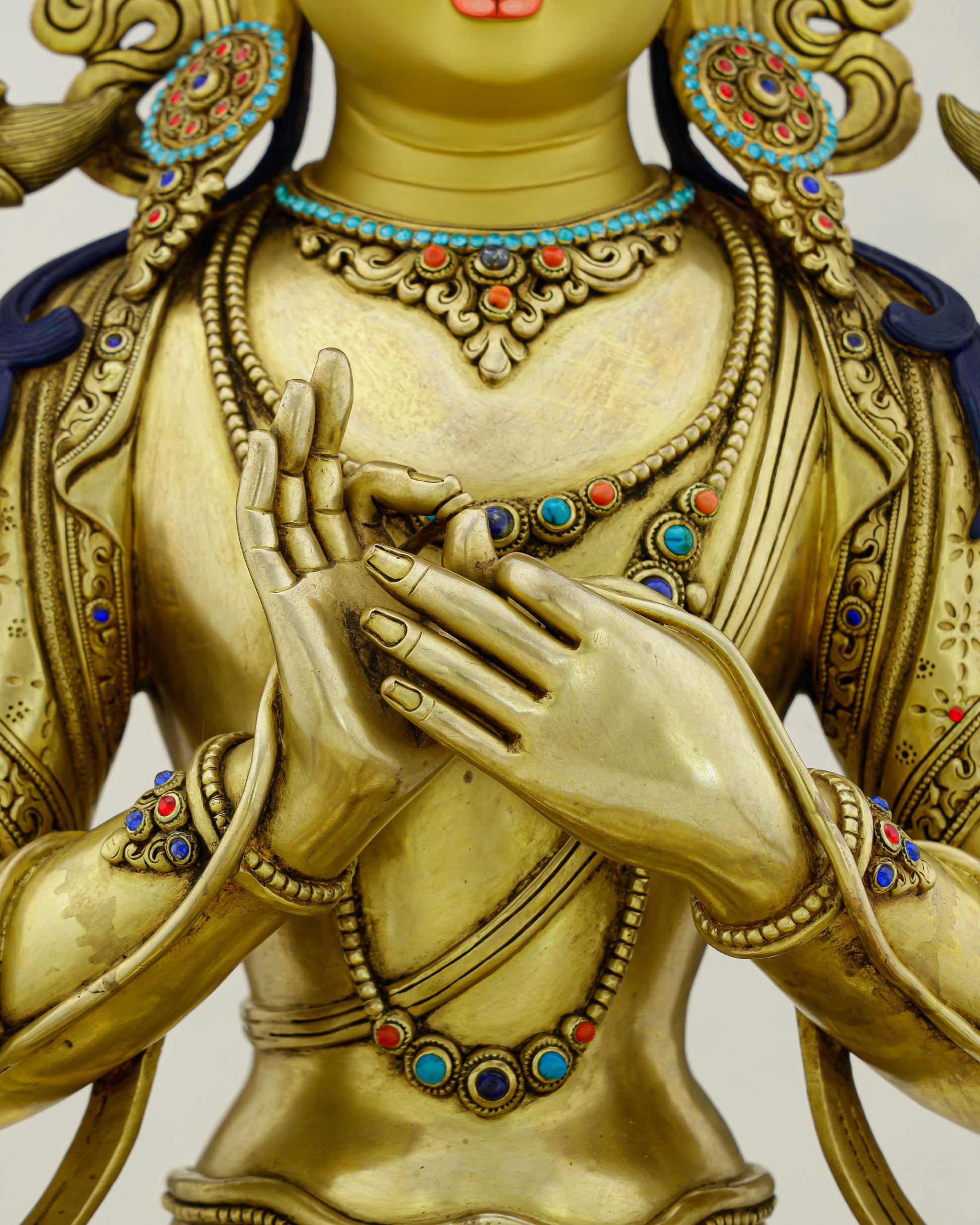 The Buddha Yet to Come | Handcrafted Maitreya Buddha Statue from Nepal - Authentic Handcrafted Statue