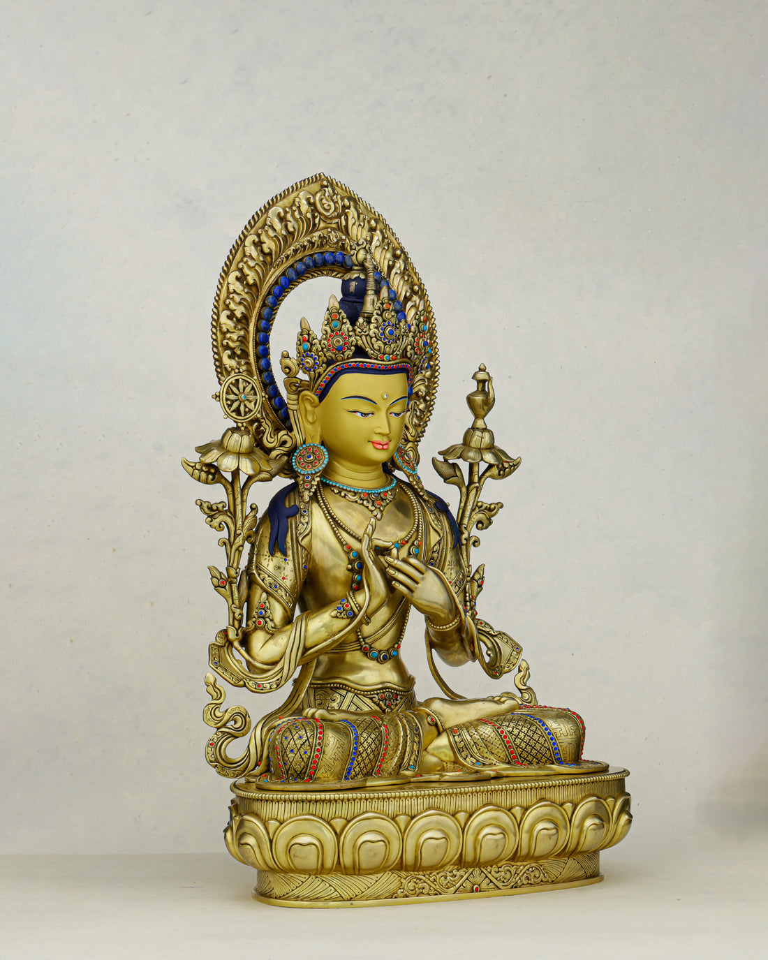 The Buddha Yet to Come | Handcrafted Maitreya Buddha Statue from Nepal - Handcrafted Buddhist Statue - Authentic Sacred Art