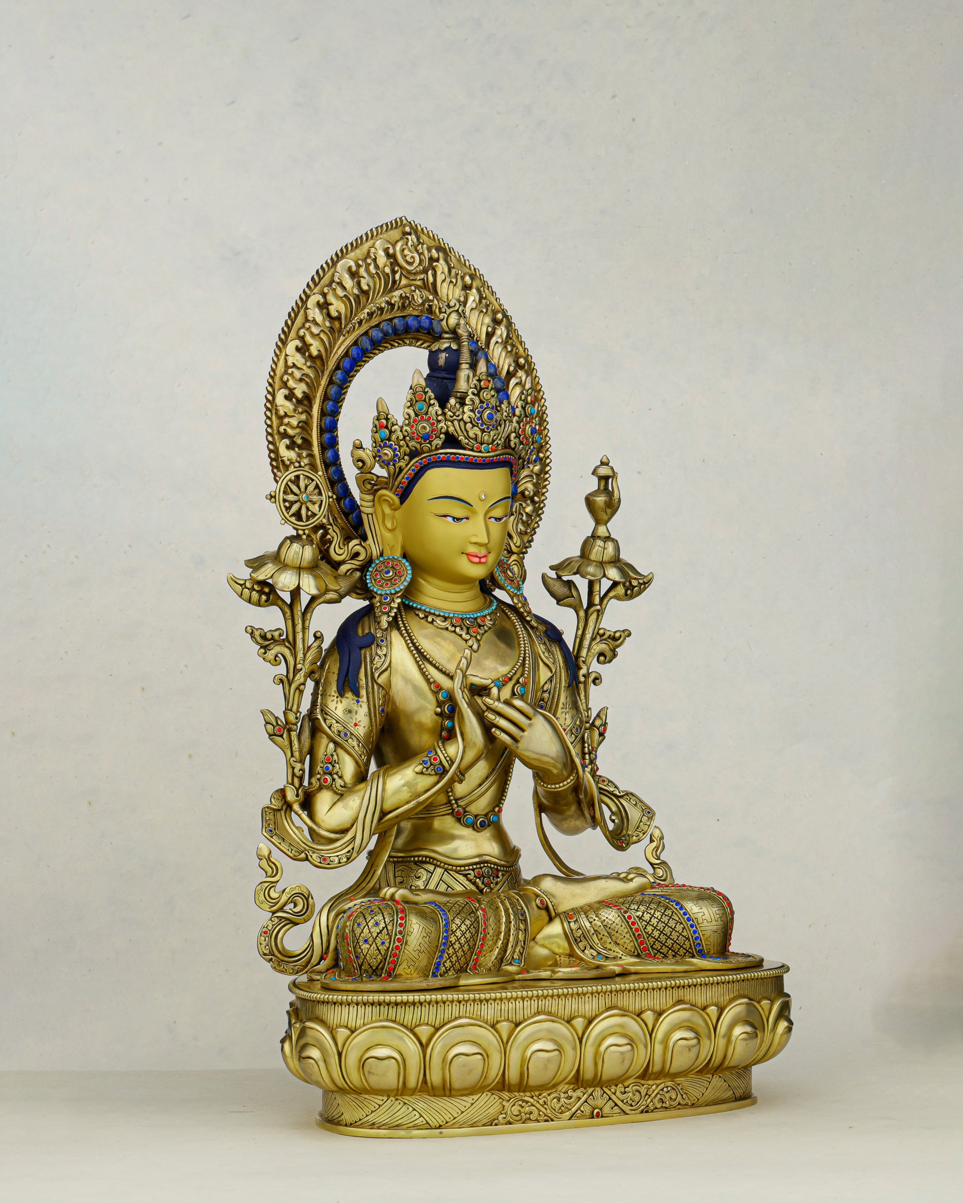 The Buddha Yet to Come | Handcrafted Maitreya Buddha Statue from Nepal - Authentic Handcrafted Statue