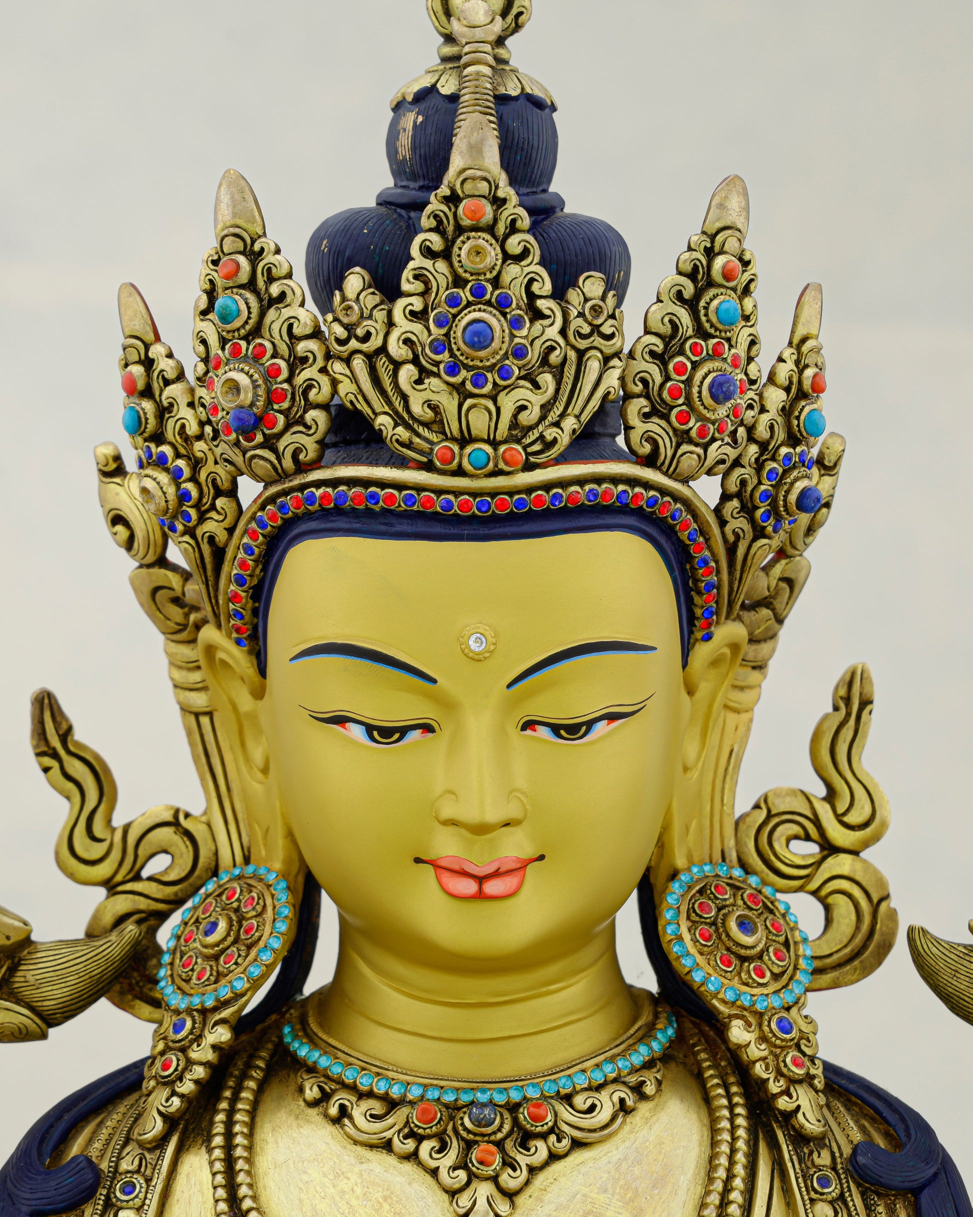 The Buddha Yet to Come | Handcrafted Maitreya Buddha Statue from Nepal - Authentic Handcrafted Statue