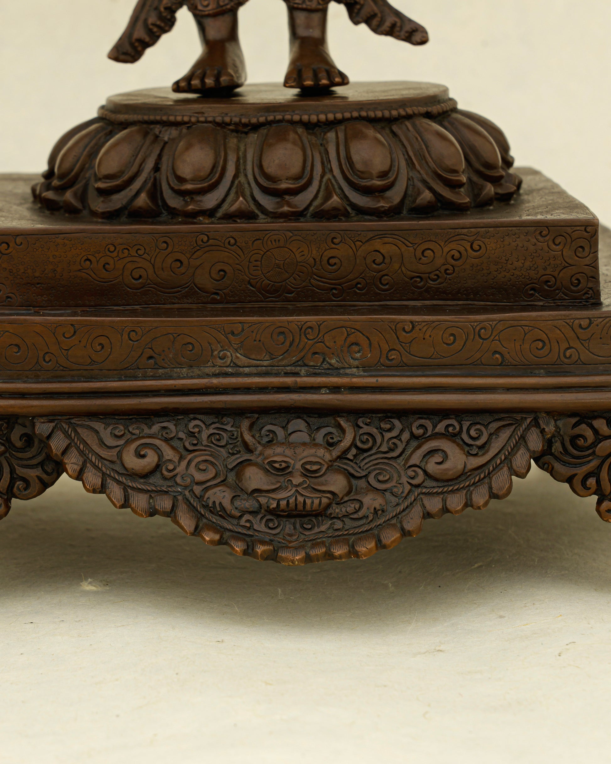 She Stands and the World Softens | Nepalese Oxidized Standing Tara - Authentic Handcrafted Statue