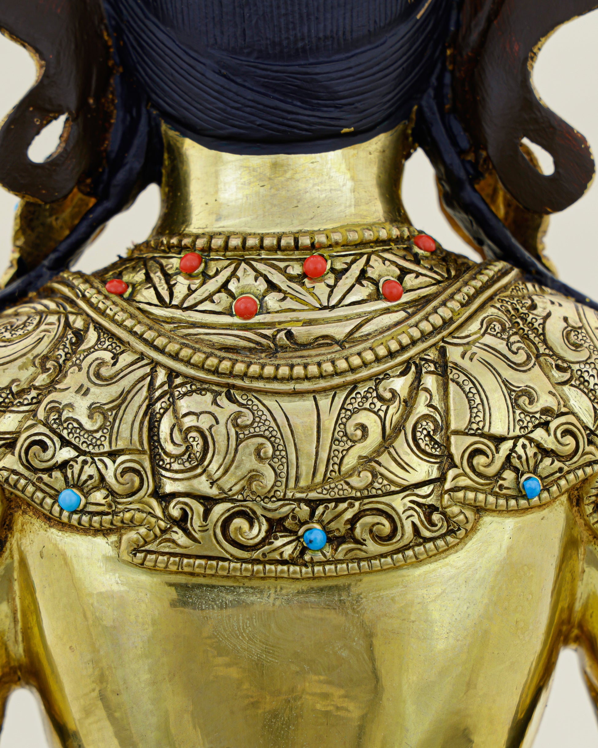 Gilded in Gold, Boundless in Life | Nepalese 24K Amitayus Statue That Blesses Every Breath - Authentic Handcrafted Statue