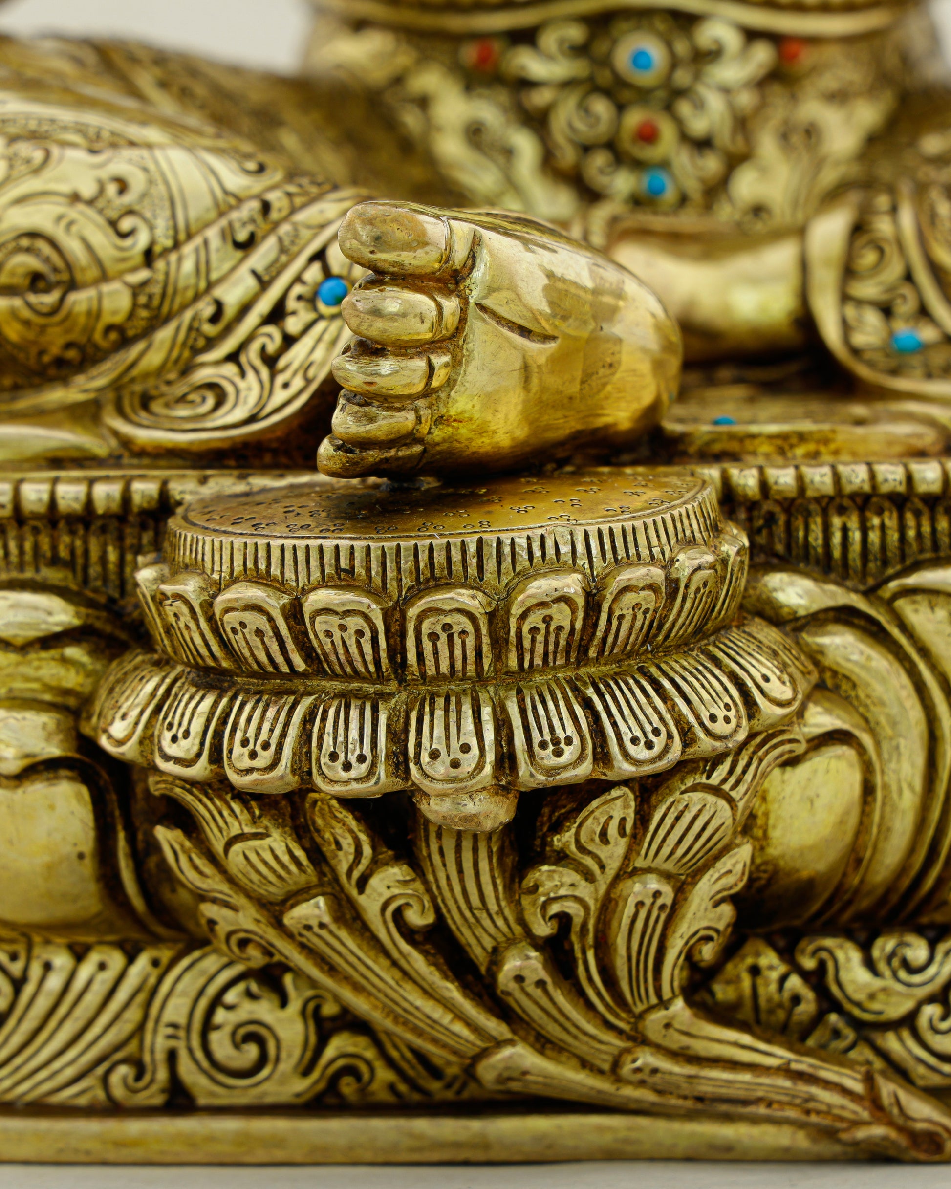 Swift as Grace, Bright as Gold | Nepalese 24K Green Tara Statue That Answers Every Call - Authentic Handcrafted Statue