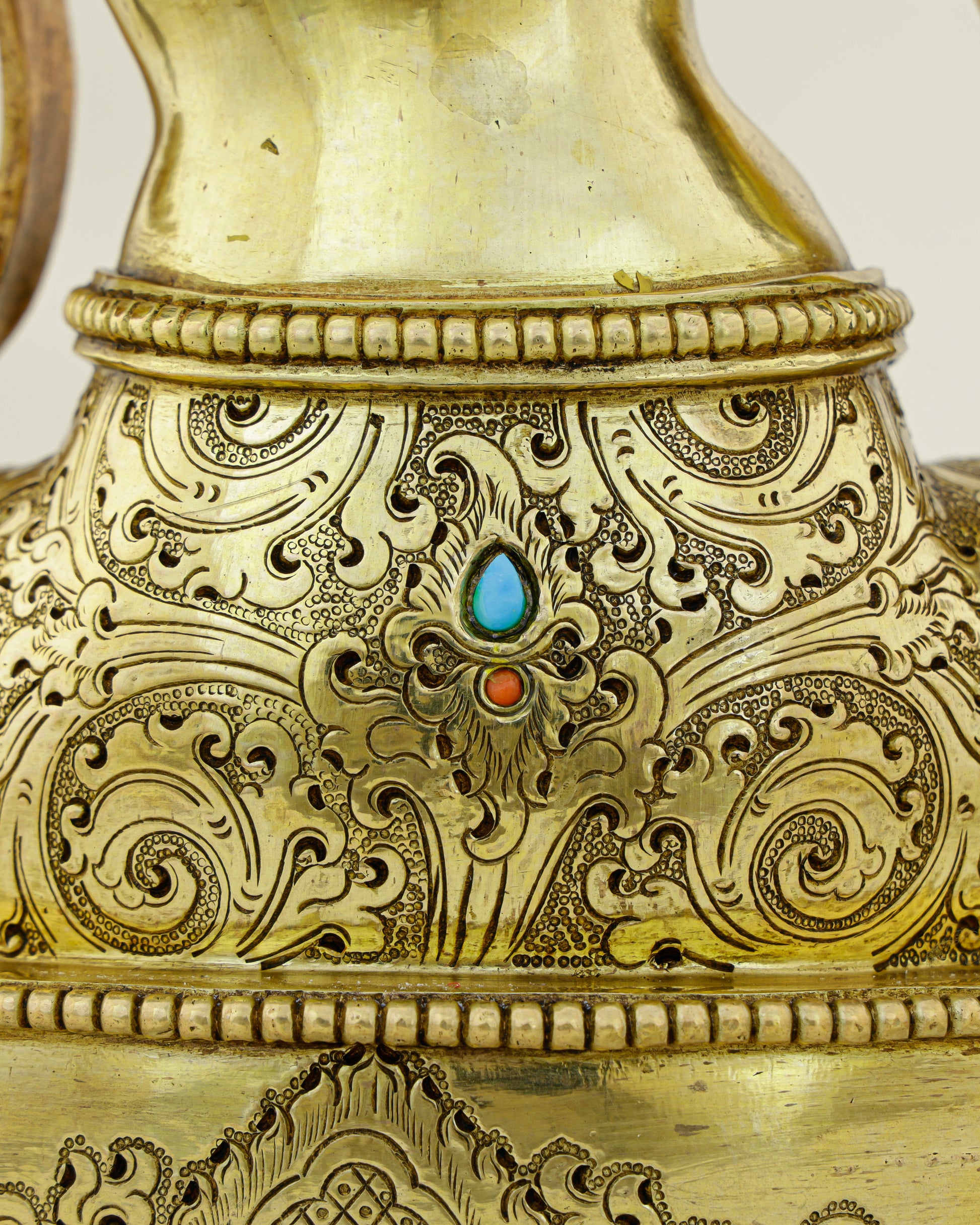 Swift as Grace, Bright as Gold | Nepalese 24K Green Tara Statue That Answers Every Call - Authentic Handcrafted Statue