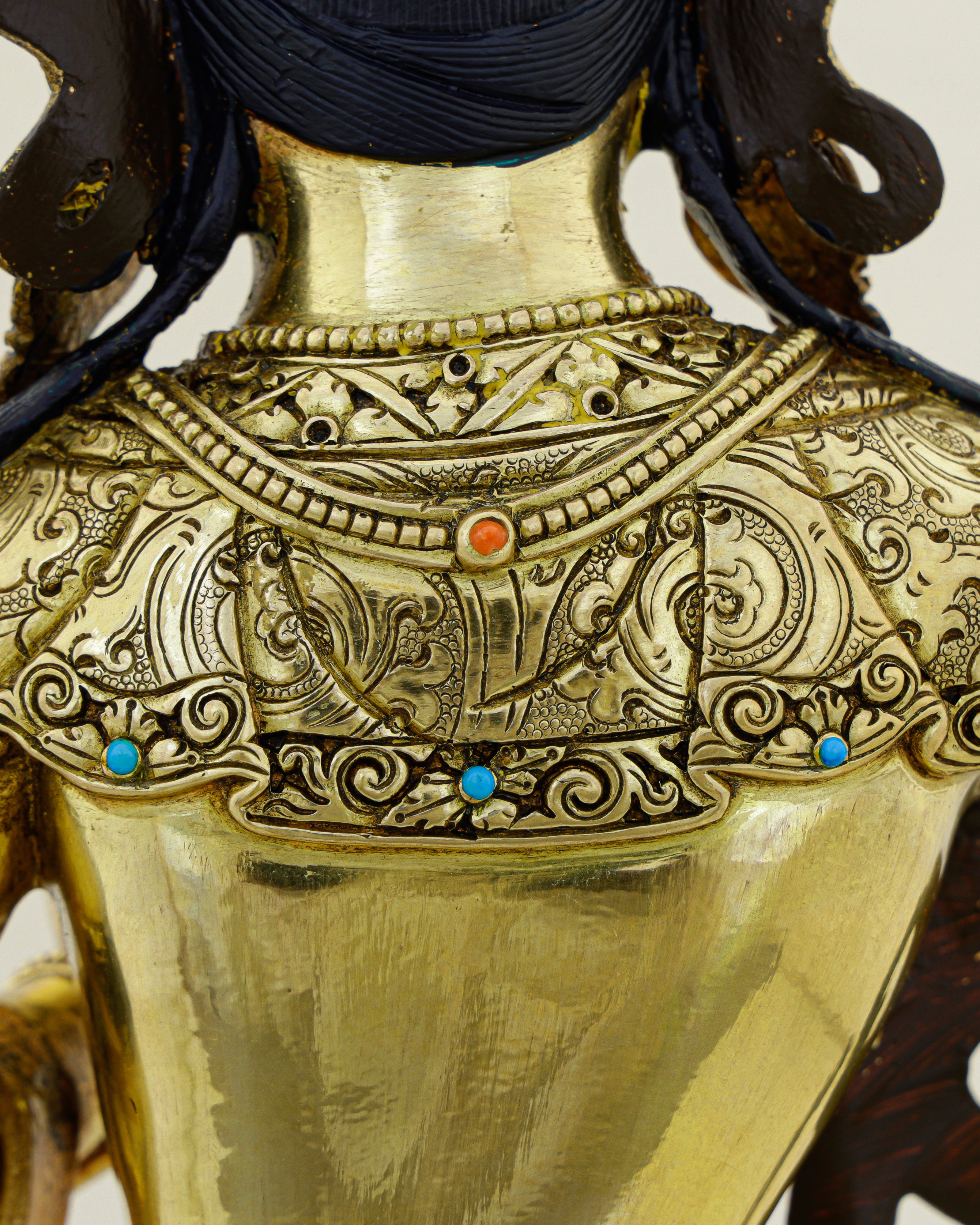 The Sword That Cuts Through Darkness | Nepalese 24K Gold Manjushri Statue That Awakens Wisdom