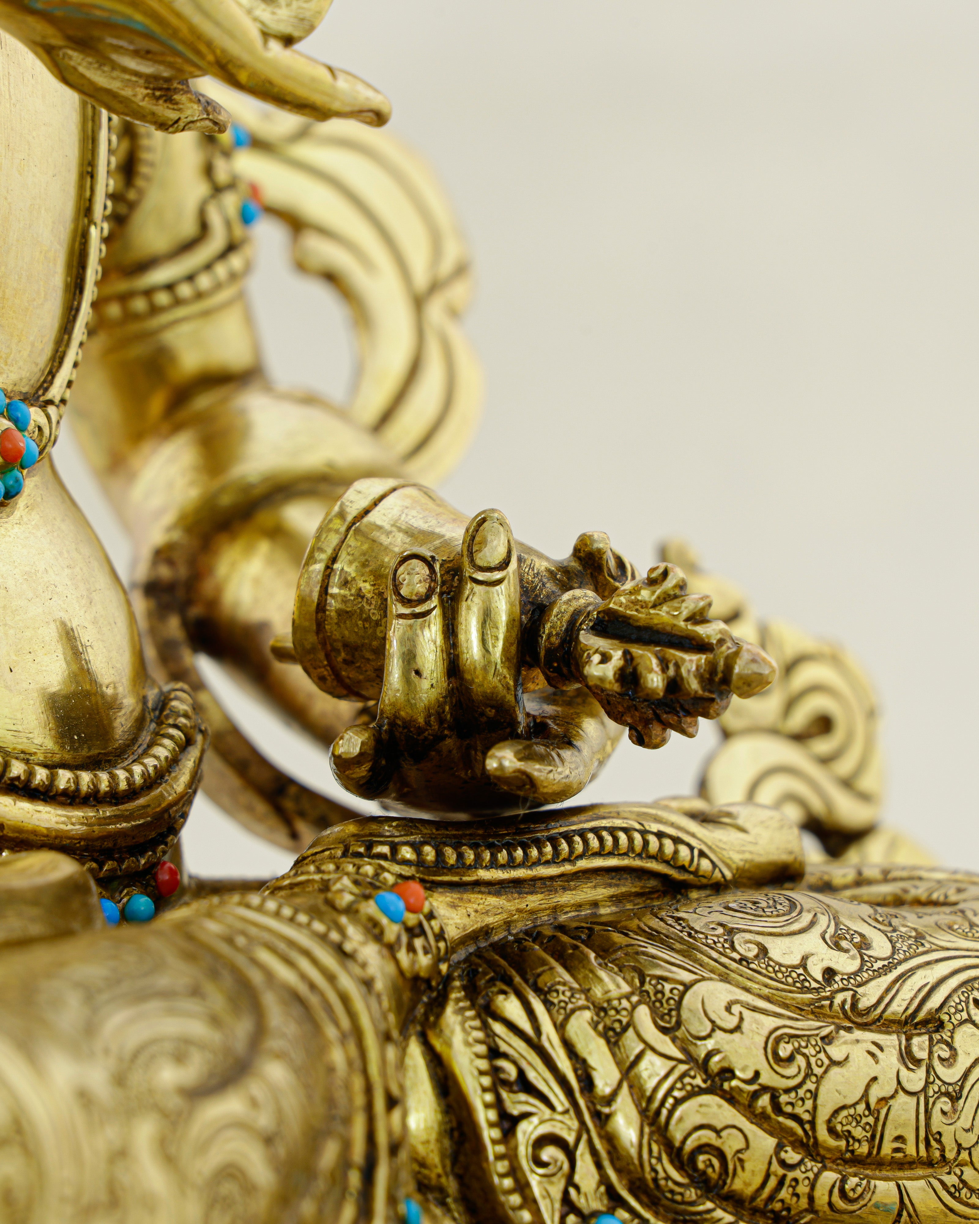 Pure as Gold, Powerful as Lightning | Nepalese 24K Vajrasattva Statue That Purifies All