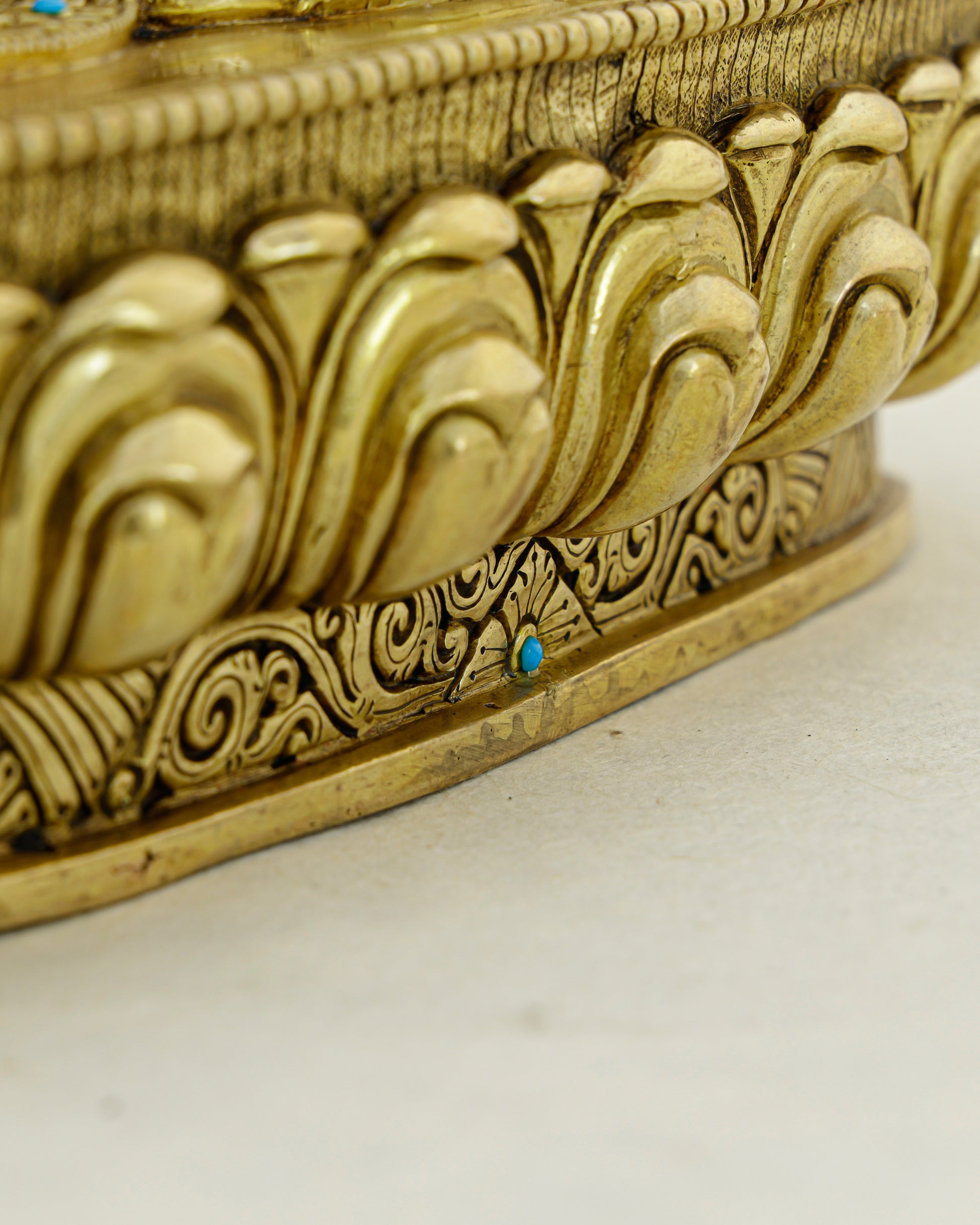 Pure as Gold, Powerful as Lightning | Nepalese 24K Vajrasattva Statue That Purifies All - Authentic Handcrafted Statue