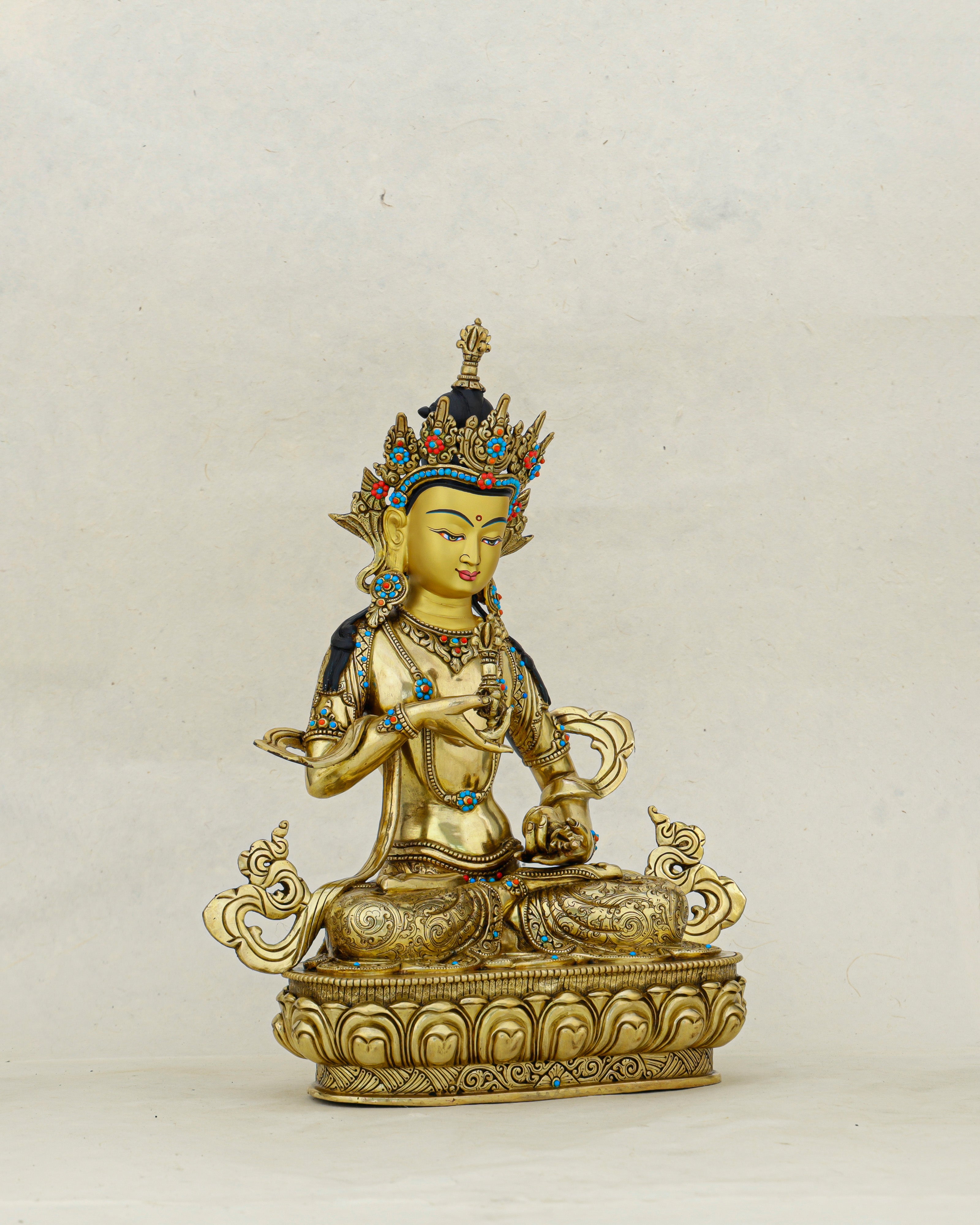 Pure as Gold, Powerful as Lightning | Nepalese 24K Vajrasattva Statue That Purifies All