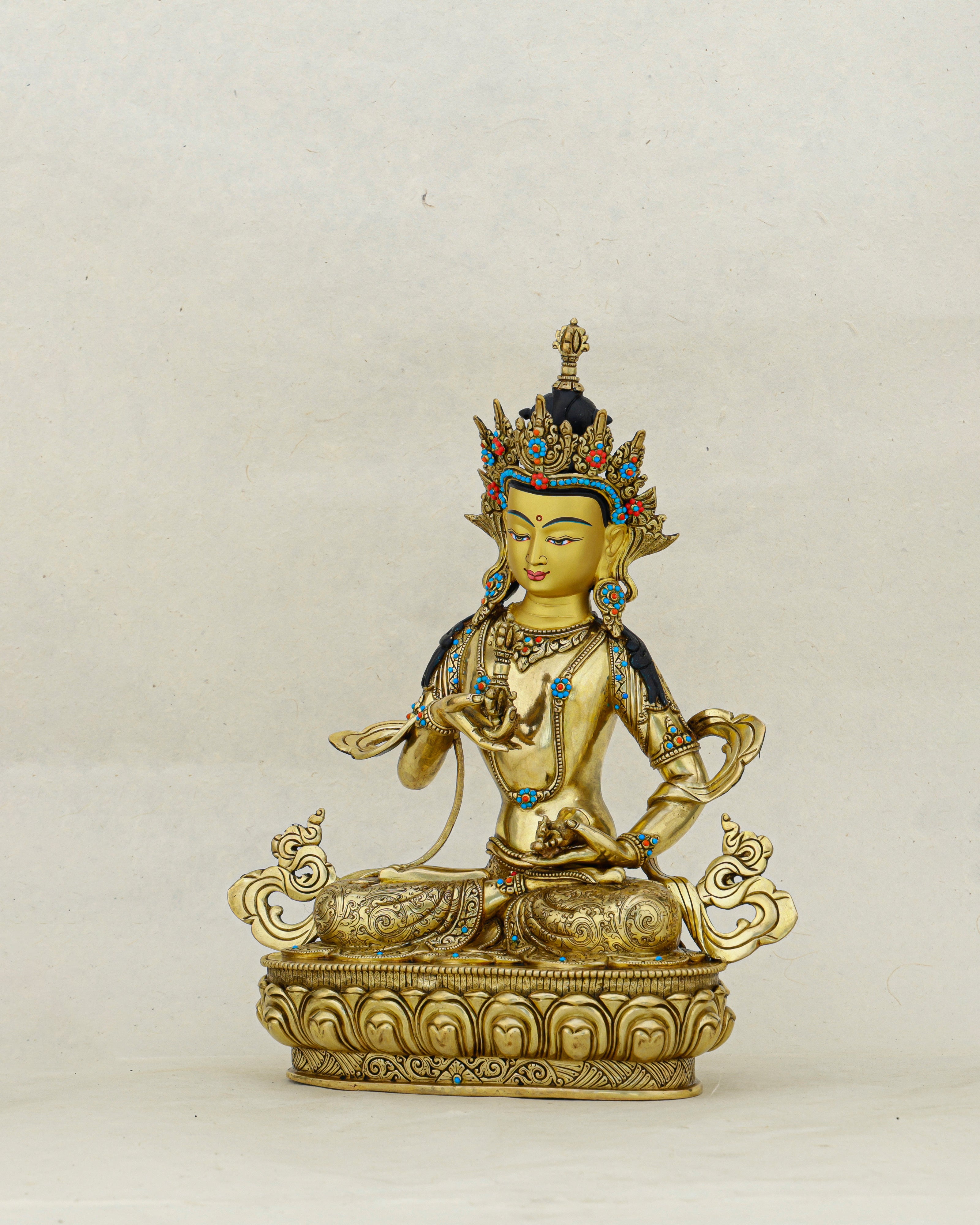 Pure as Gold, Powerful as Lightning | Nepalese 24K Vajrasattva Statue That Purifies All