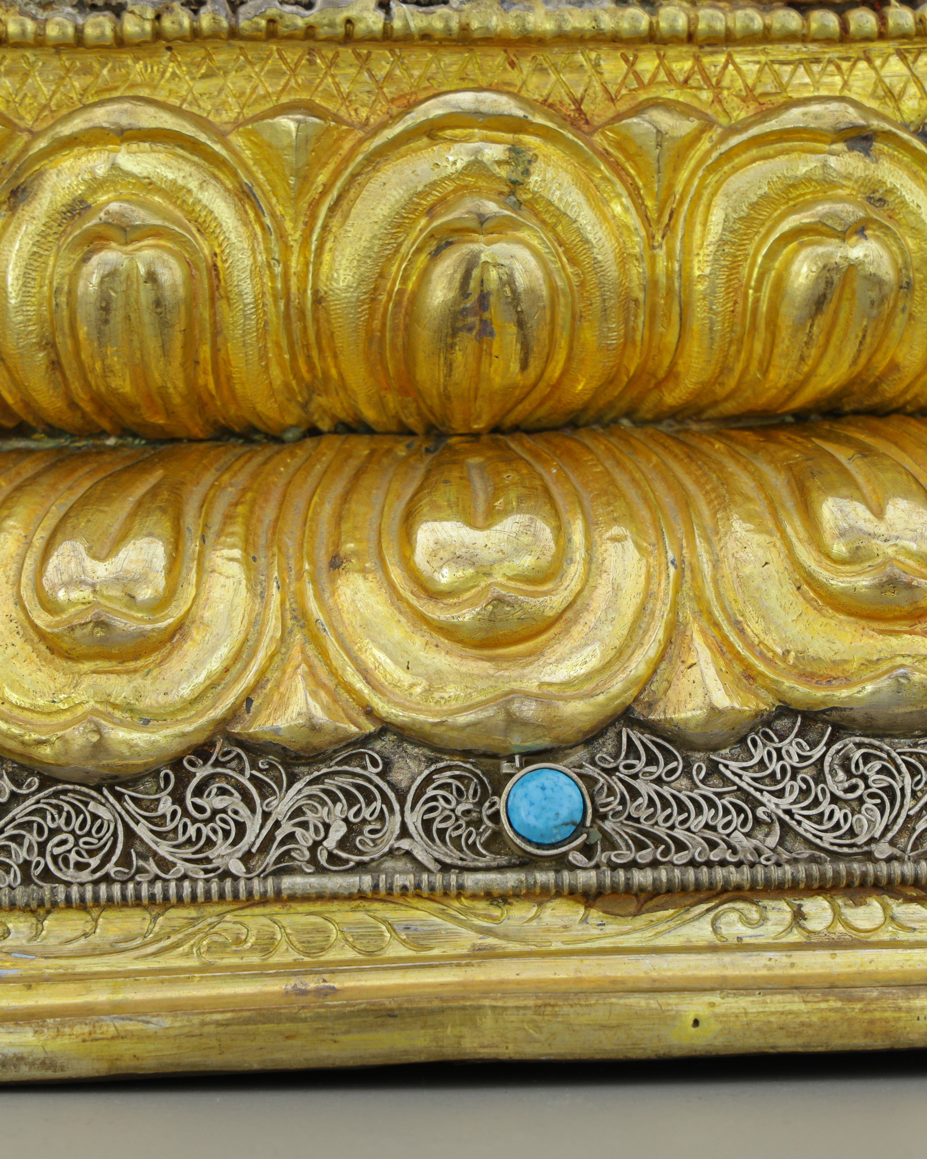 Exquisite 24K Gold Gilded Sakyamuni Buddha Statue | Masterpiece of Nepalese Artistry