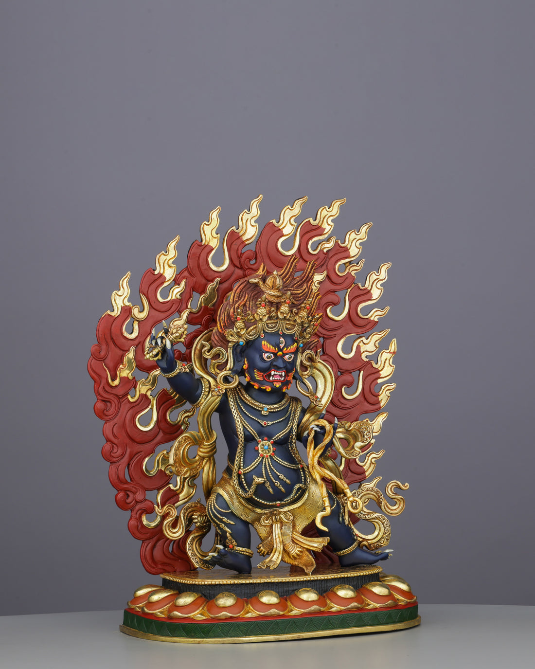 Thunderbolt Power Embodied | Vajrapani Statue - Handcrafted Buddhist Statue - Authentic Sacred Art