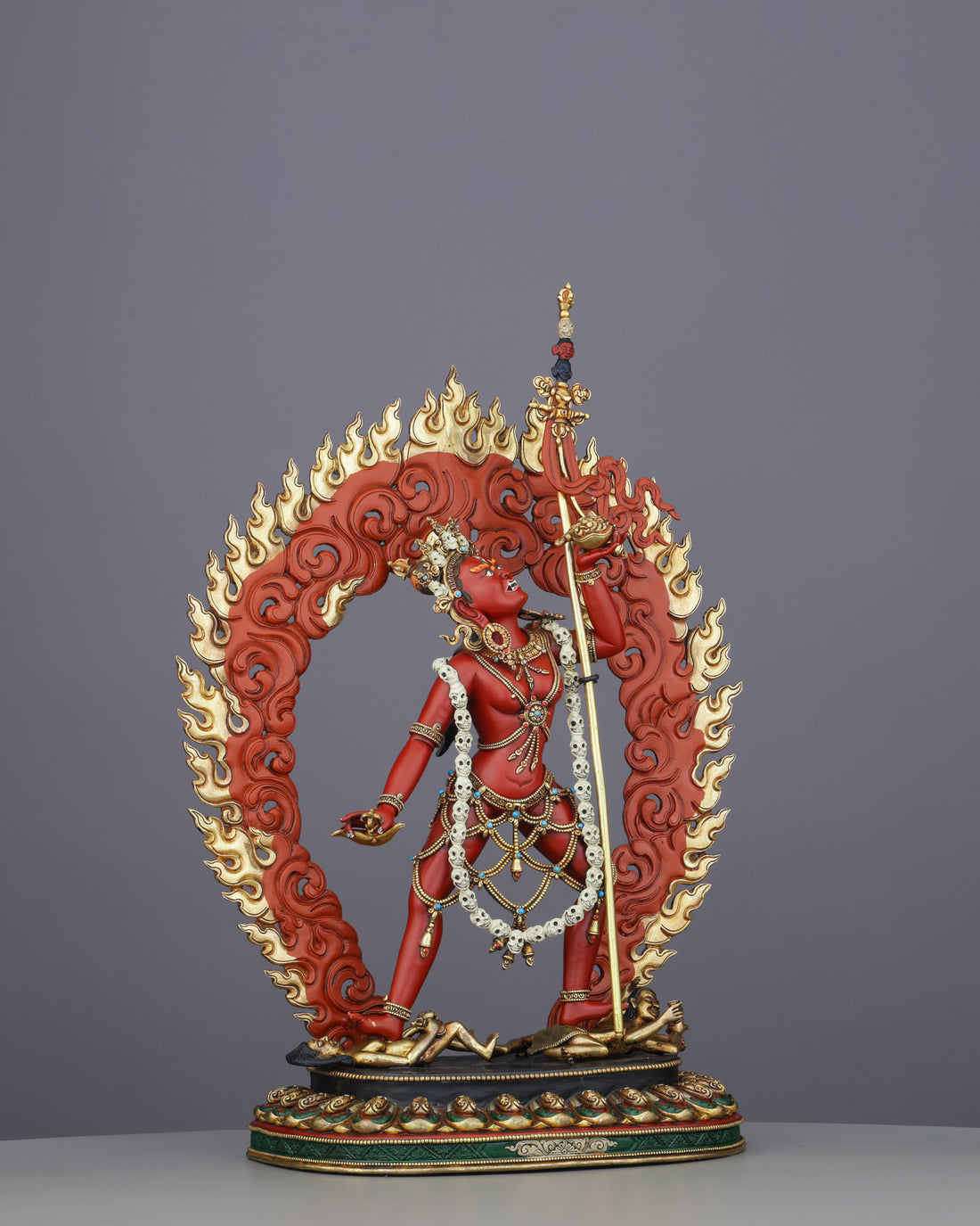 Crimson Dakini of Enlightenment | Vajrayogini Statue - Handcrafted Buddhist Statue - Authentic Sacred Art