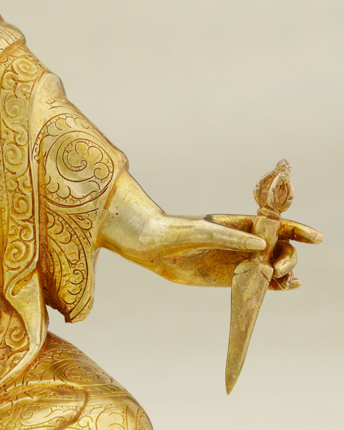 Dudjom Lingpa Statue | Golden Treasure Revealer of the Himalayas - Authentic Handcrafted Statue