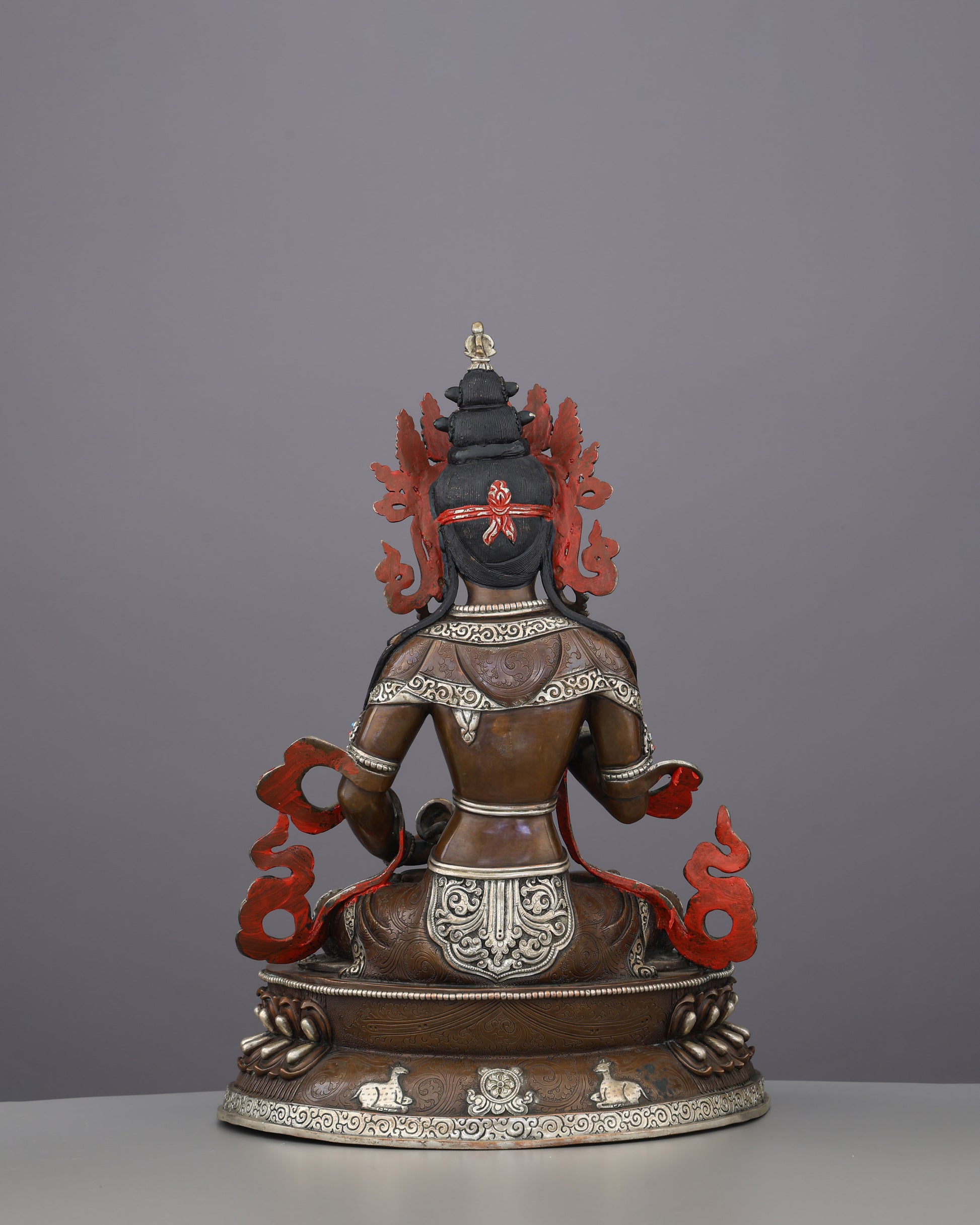 Vajrasattva Statue | The Diamond-Pure Guardian of Purification, Handcrafted in Nepal - Authentic Handcrafted Statue