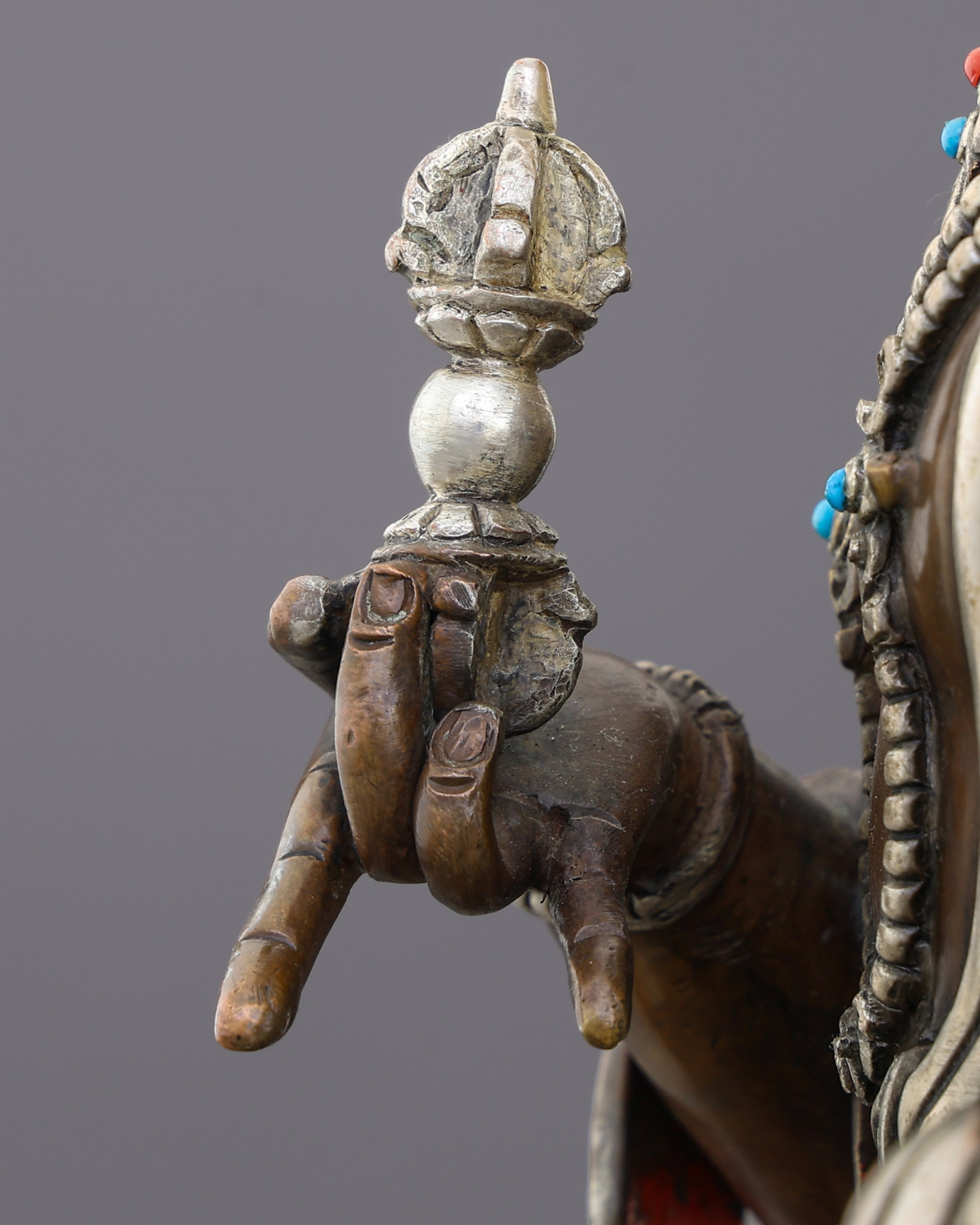 Vajrasattva Statue | The Diamond-Pure Guardian of Purification, Handcrafted in Nepal