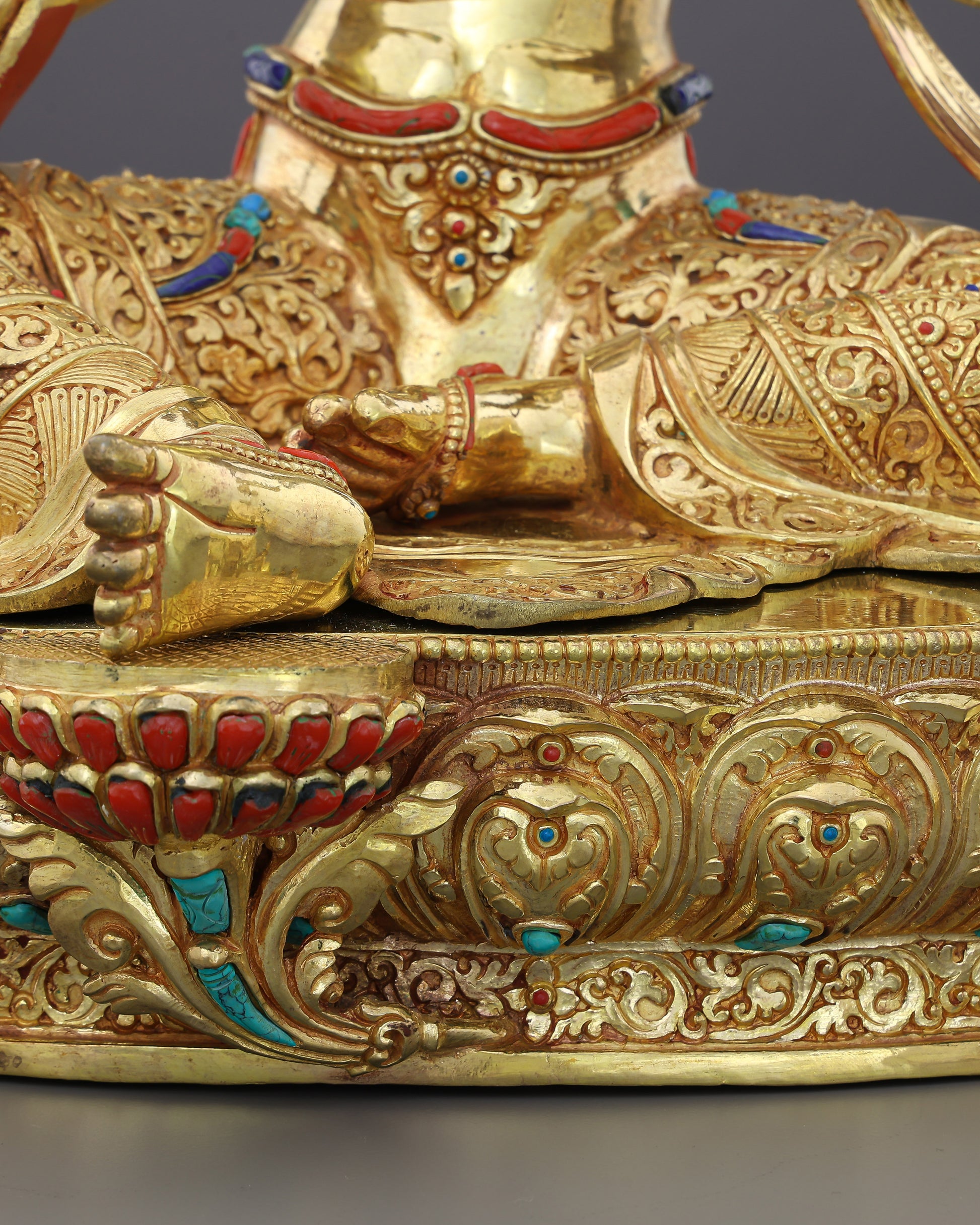Green Tara Statue | The Golden Mother of Swift Compassion, Handcrafted in Nepal - Authentic Handcrafted Statue