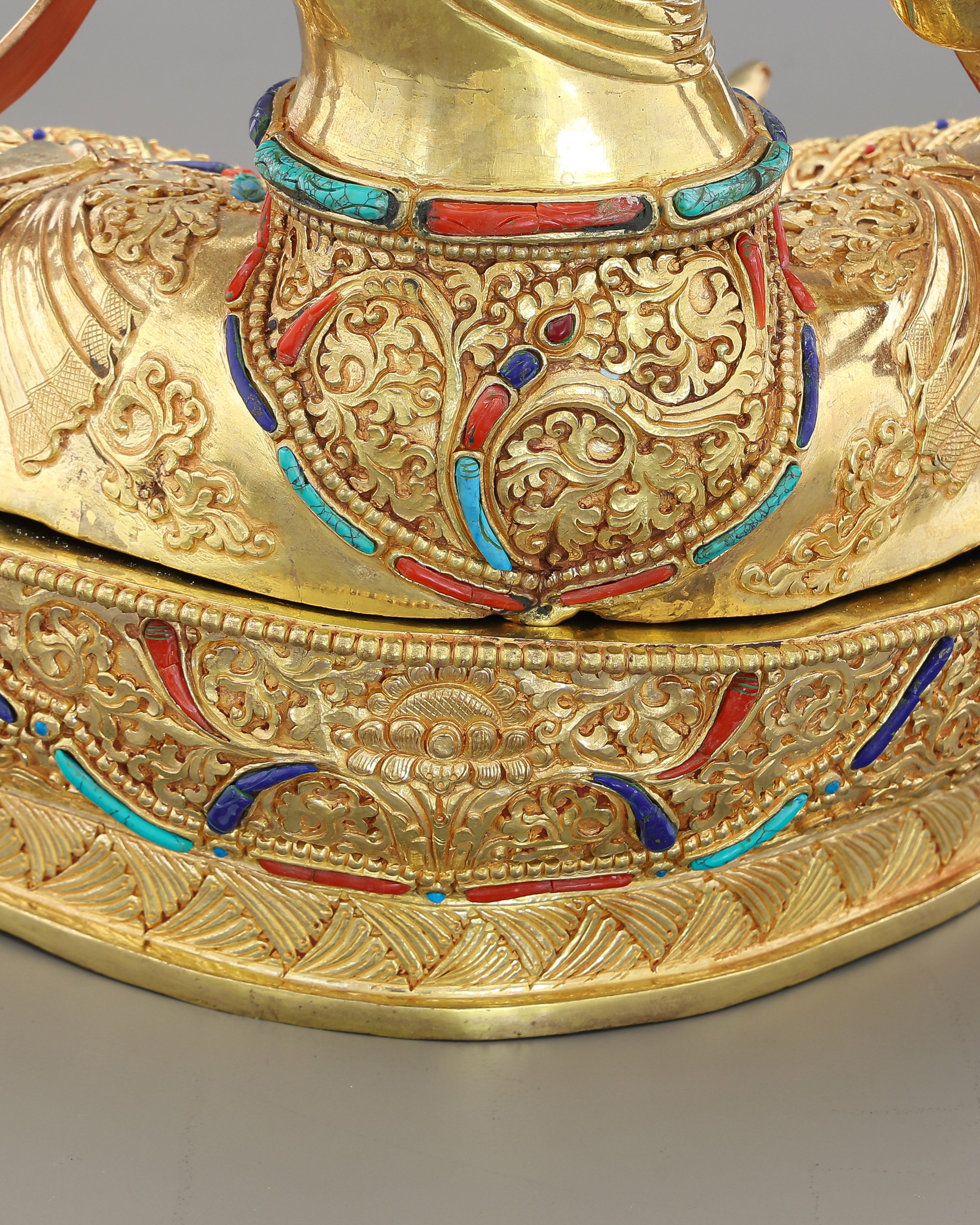 Green Tara Statue | The Golden Mother of Swift Compassion, Handcrafted in Nepal