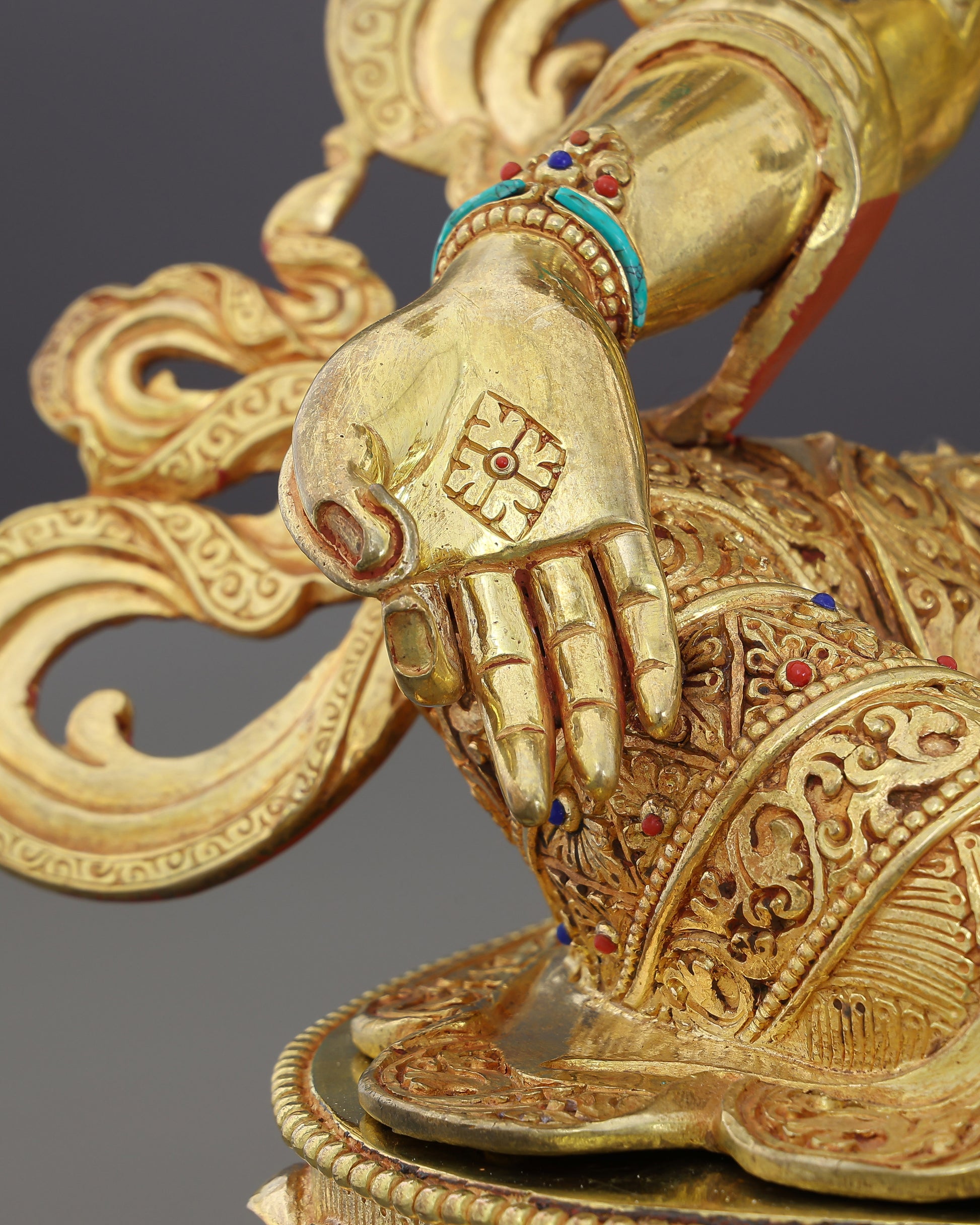 Green Tara Statue | The Golden Mother of Swift Compassion, Handcrafted in Nepal - Authentic Handcrafted Statue