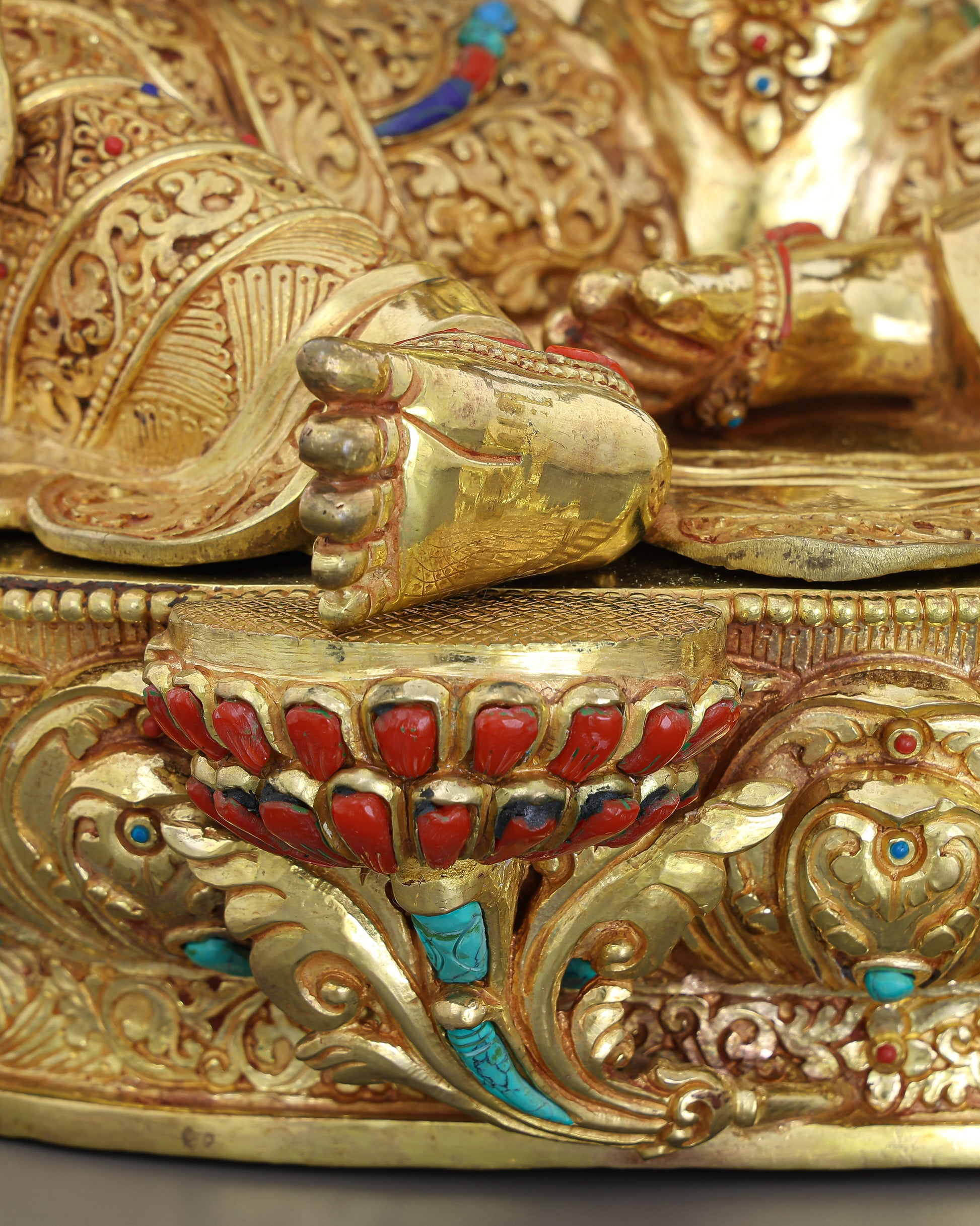 Green Tara Statue | The Golden Mother of Swift Compassion, Handcrafted in Nepal - Authentic Handcrafted Statue