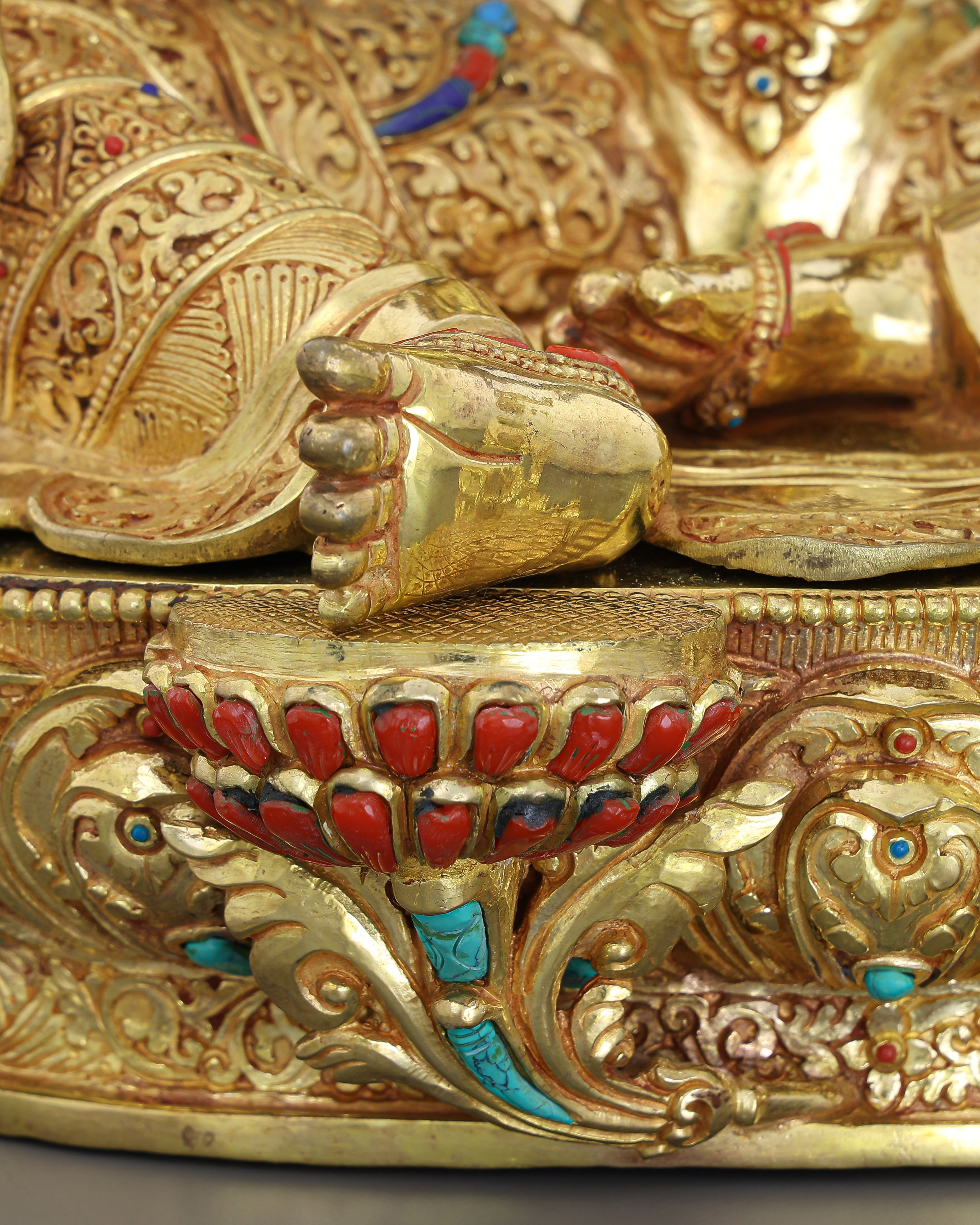 Green Tara Statue | The Golden Mother of Swift Compassion, Handcrafted in Nepal