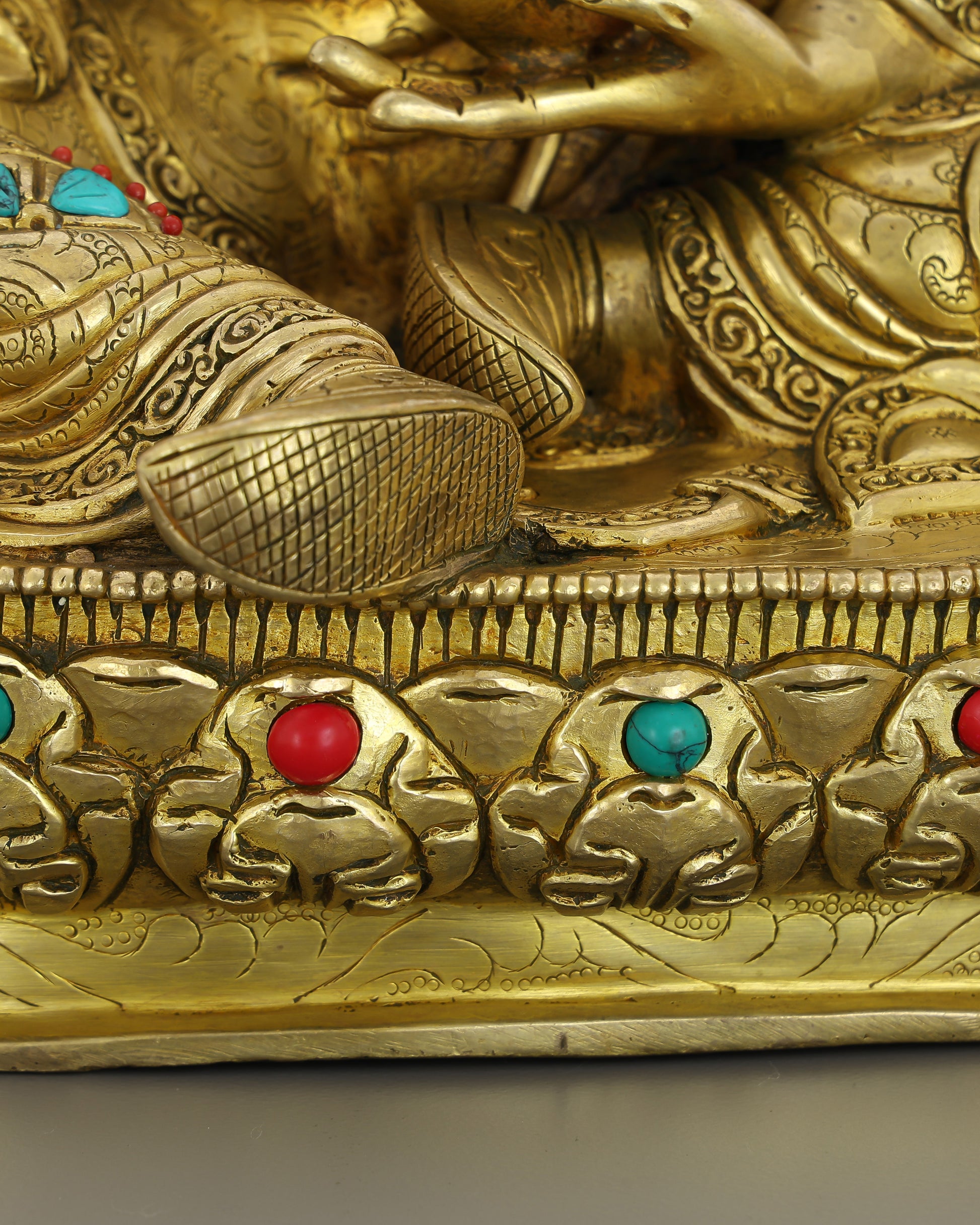 Guru Rinpoche | The Lotus-Born Master, Handcrafted in Nepal - Authentic Handcrafted Statue