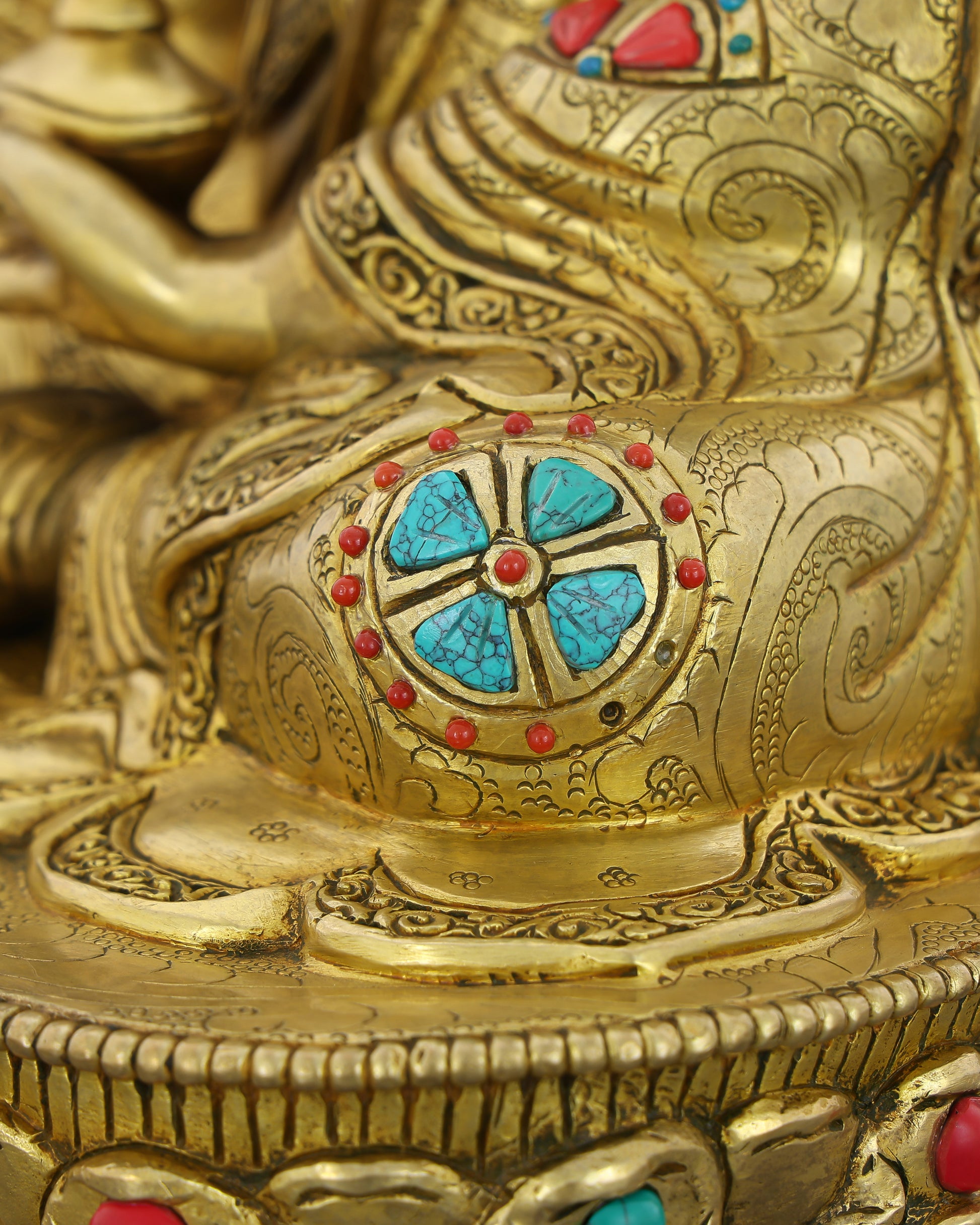 Guru Rinpoche | The Lotus-Born Master, Handcrafted in Nepal - Authentic Handcrafted Statue
