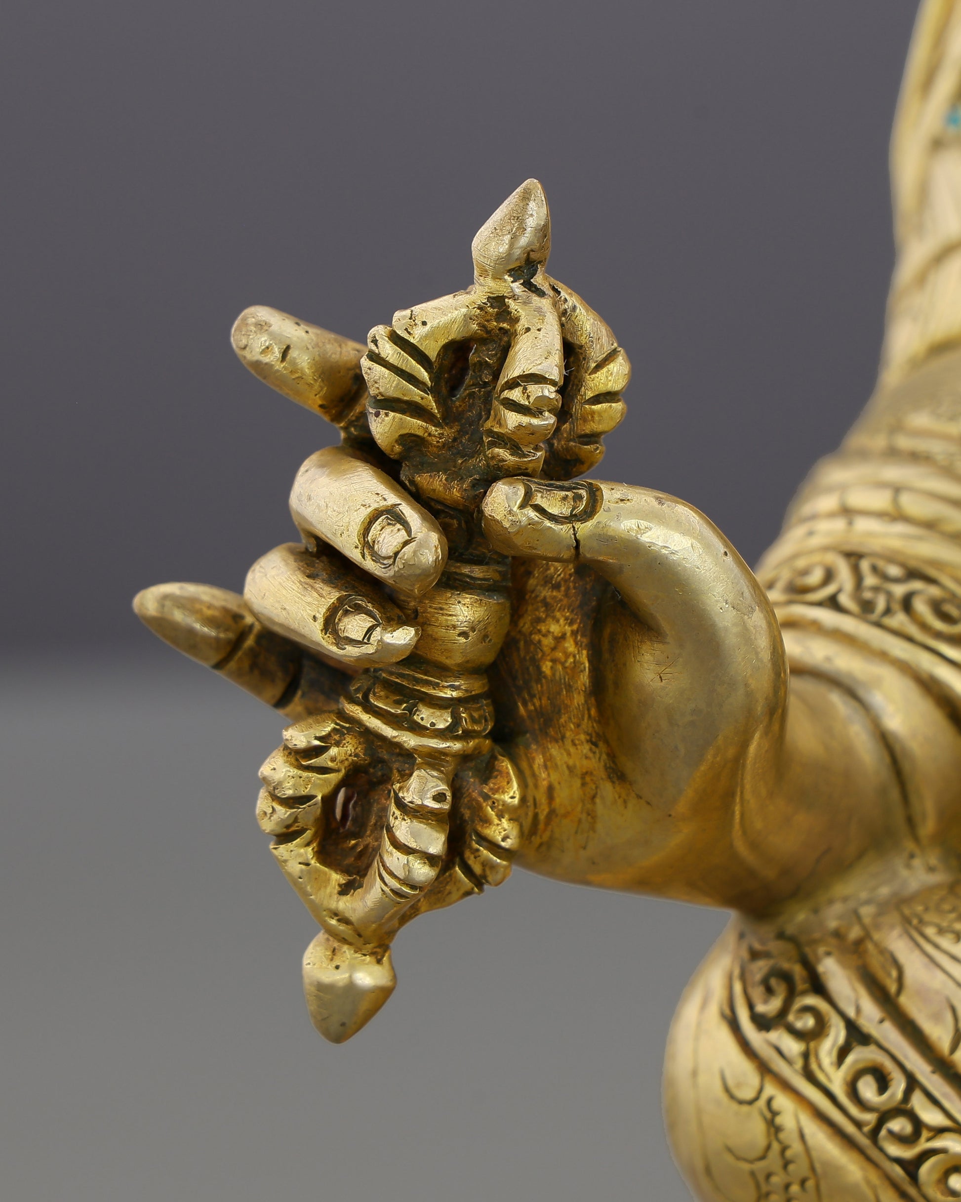 Guru Rinpoche | The Lotus-Born Master, Handcrafted in Nepal - Authentic Handcrafted Statue