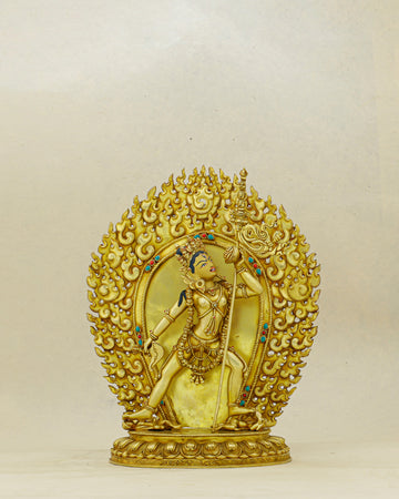 She Dances at the Edge of Liberation | The Gilded Vajrayogini of Nepal