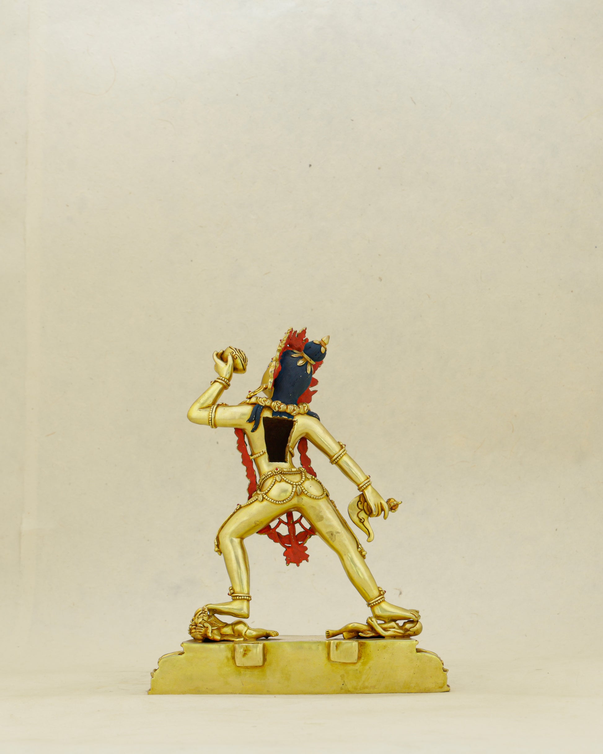 She Dances at the Edge of Liberation | The Gilded Vajrayogini of Nepal - Authentic Handcrafted Statue