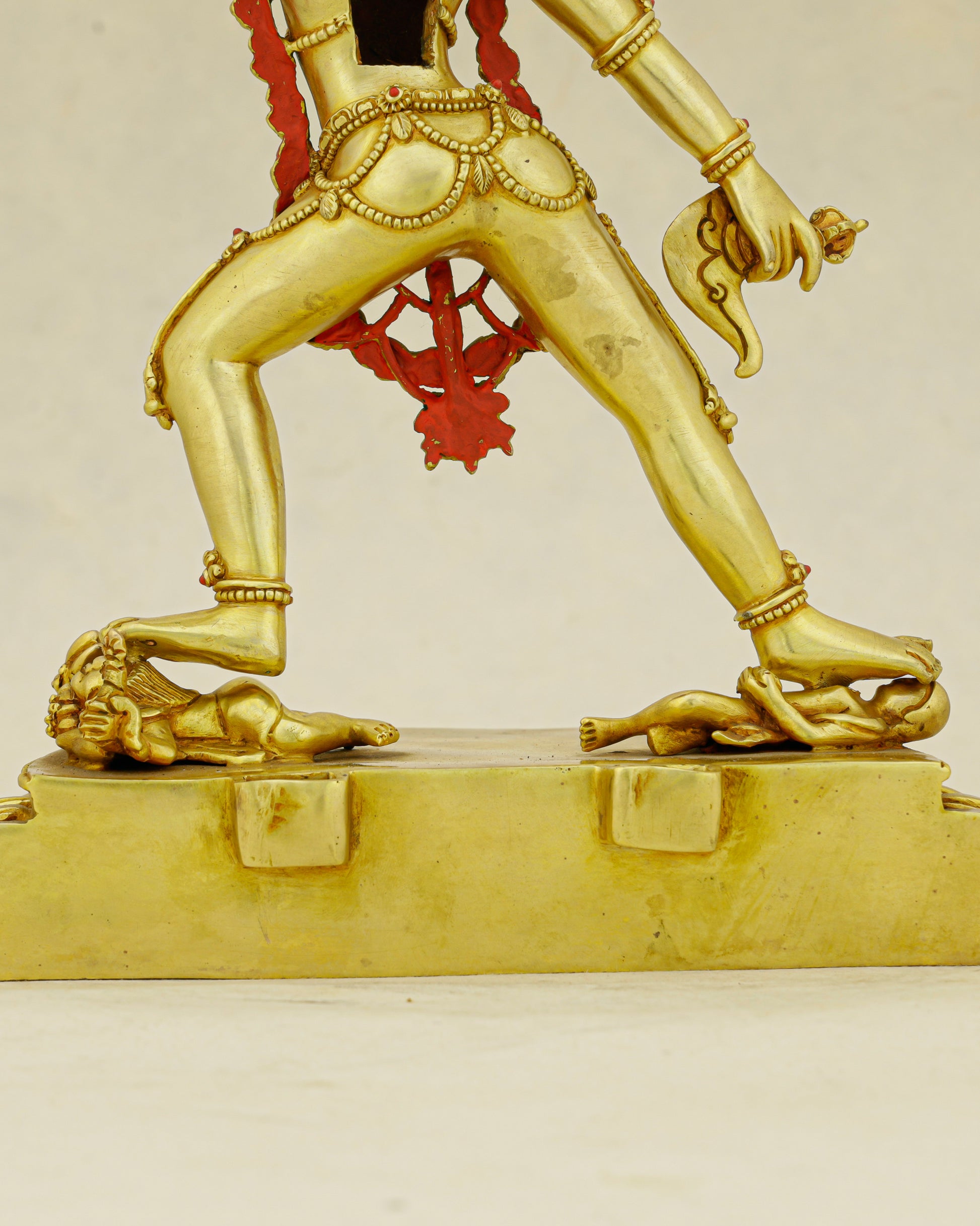 She Dances at the Edge of Liberation | The Gilded Vajrayogini of Nepal - Authentic Handcrafted Statue