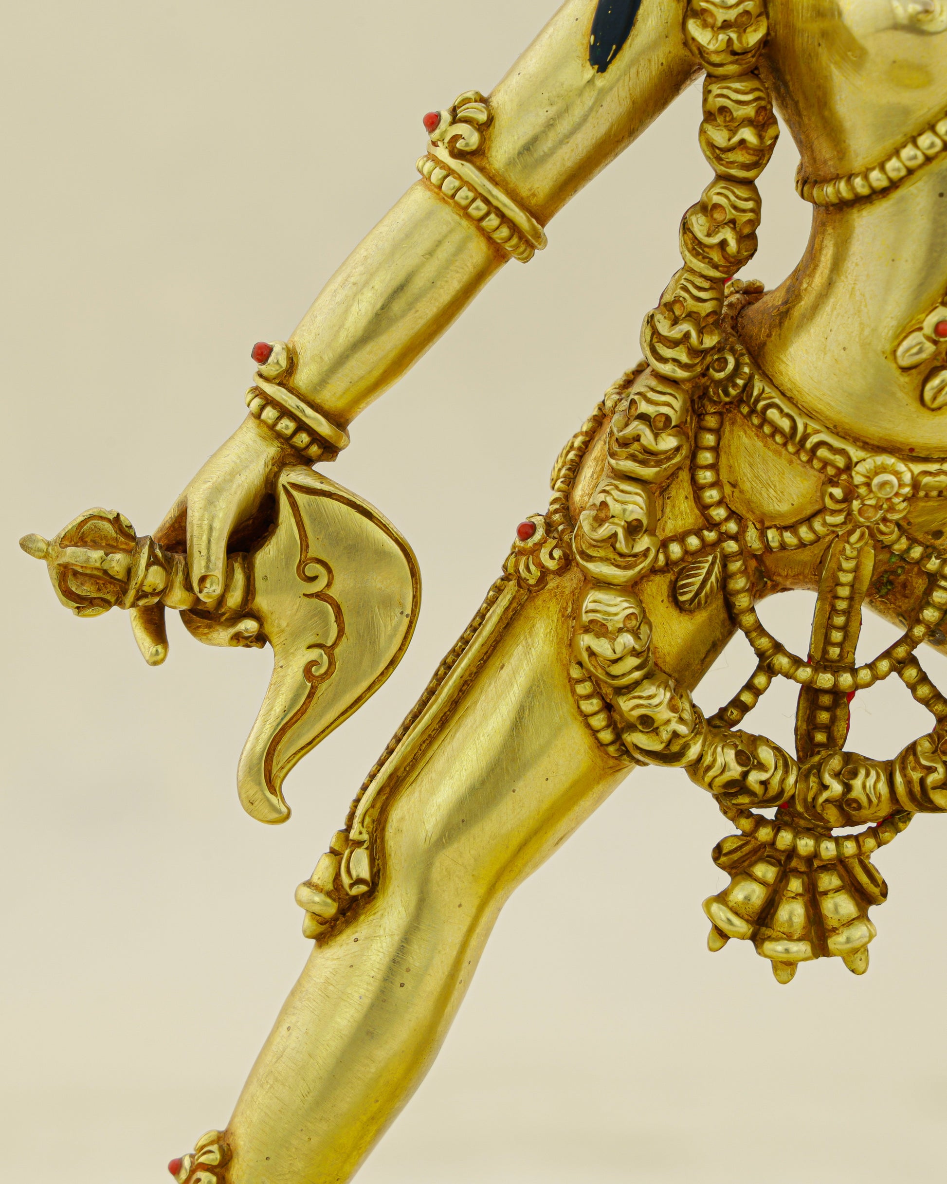 She Dances at the Edge of Liberation | The Gilded Vajrayogini of Nepal - Authentic Handcrafted Statue
