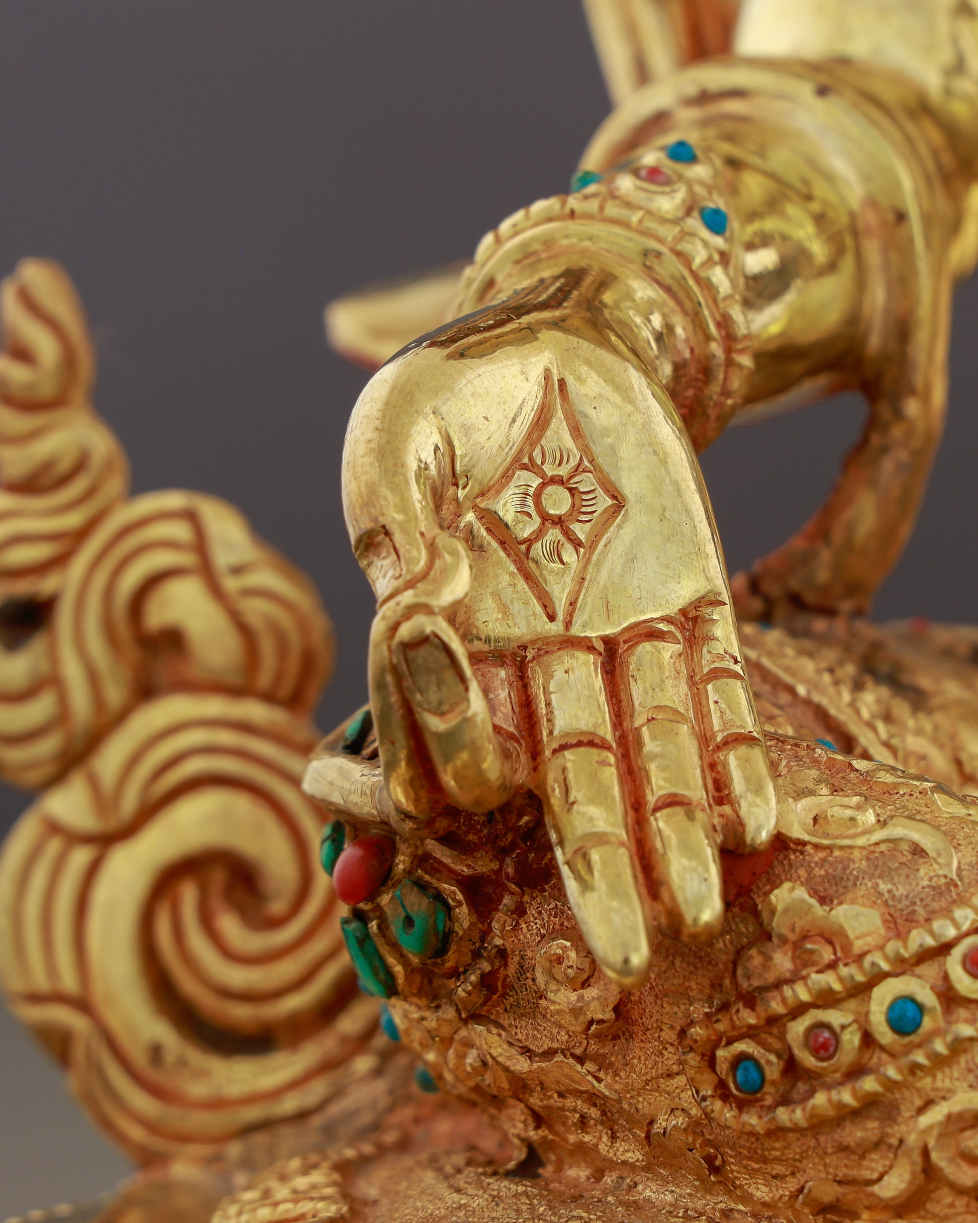 She Acts Before You Call | 24K Gold Gilded Green Tara from Nepal - Authentic Handcrafted Statue