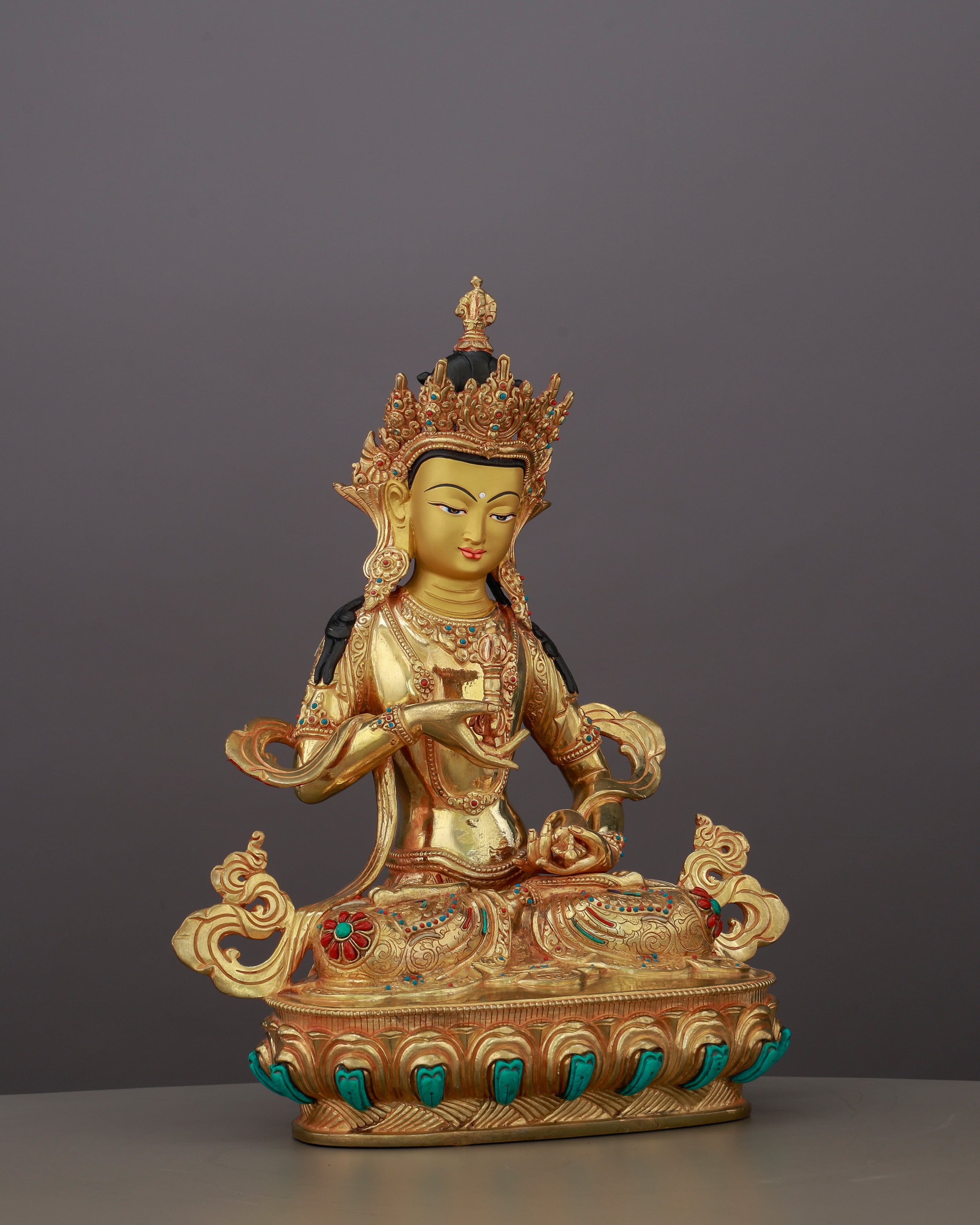 Pure Beyond Measure | 24K Gold Gilded Vajrasattva from Nepal