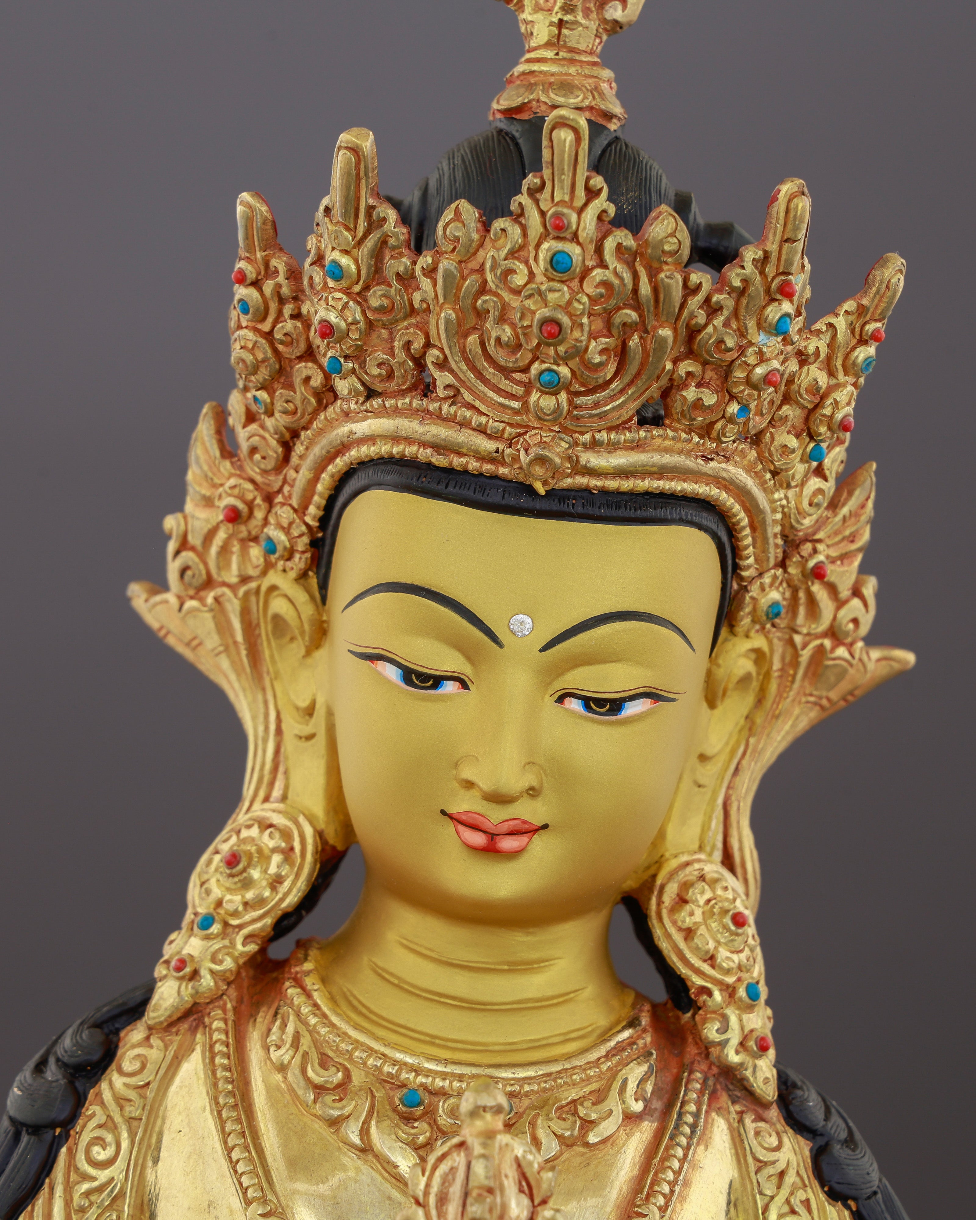 Pure Beyond Measure | 24K Gold Gilded Vajrasattva from Nepal