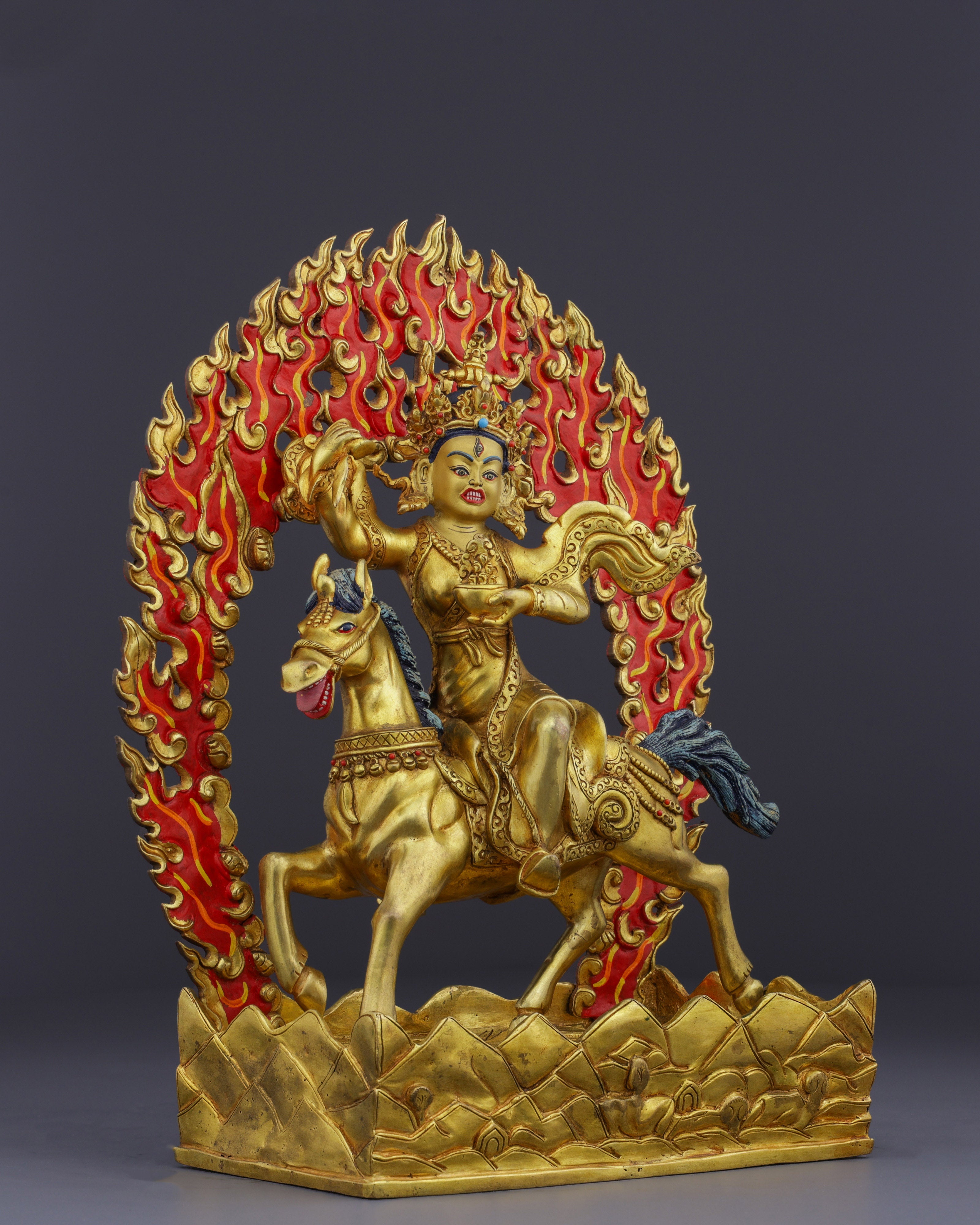 The Divine Protector | Handcrafted Achi Chokyi Drolma Statue