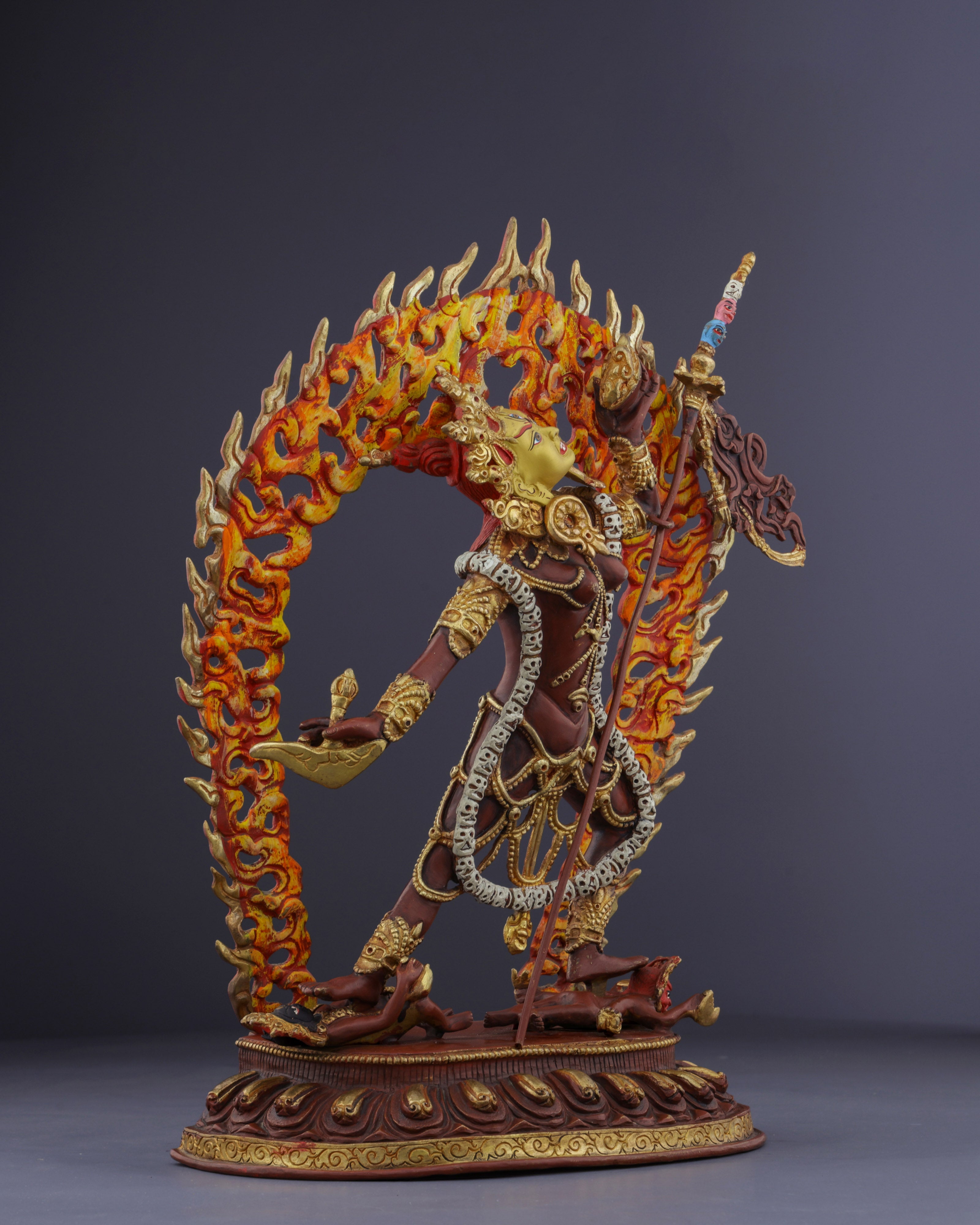 The Fierce Dakini | Nepalese Handmade Vajrayogini Statue