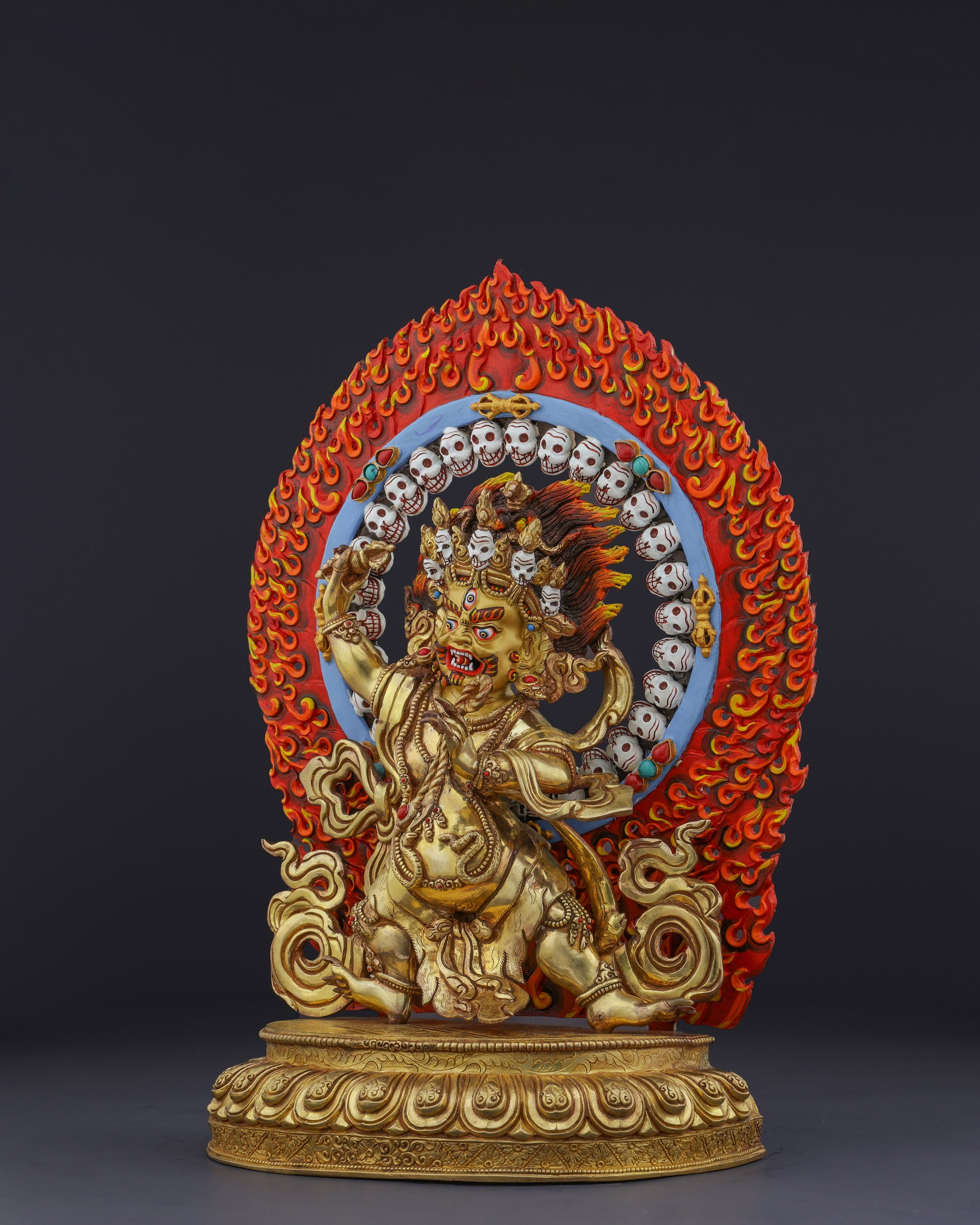 The Divine Protector | Handcrafted Vajrapani Statue - Authentic Handcrafted Statue