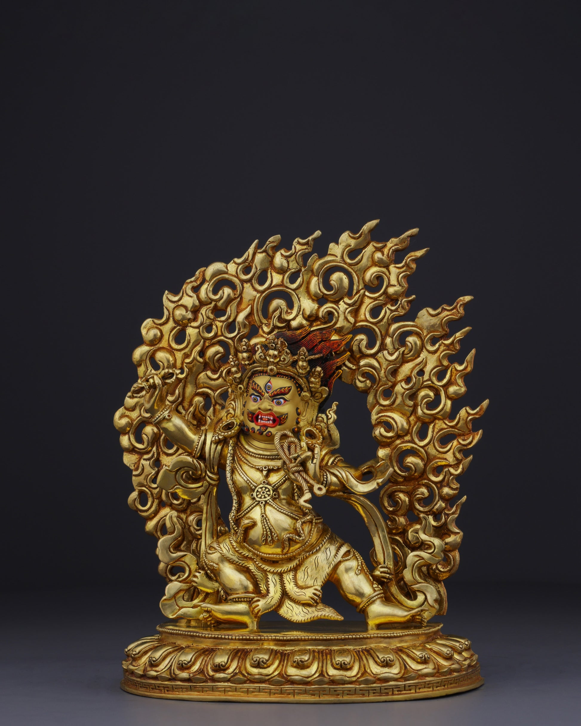 The Divine Guardian | Nepalese Handmade Vajrapani Statue - Authentic Handcrafted Statue