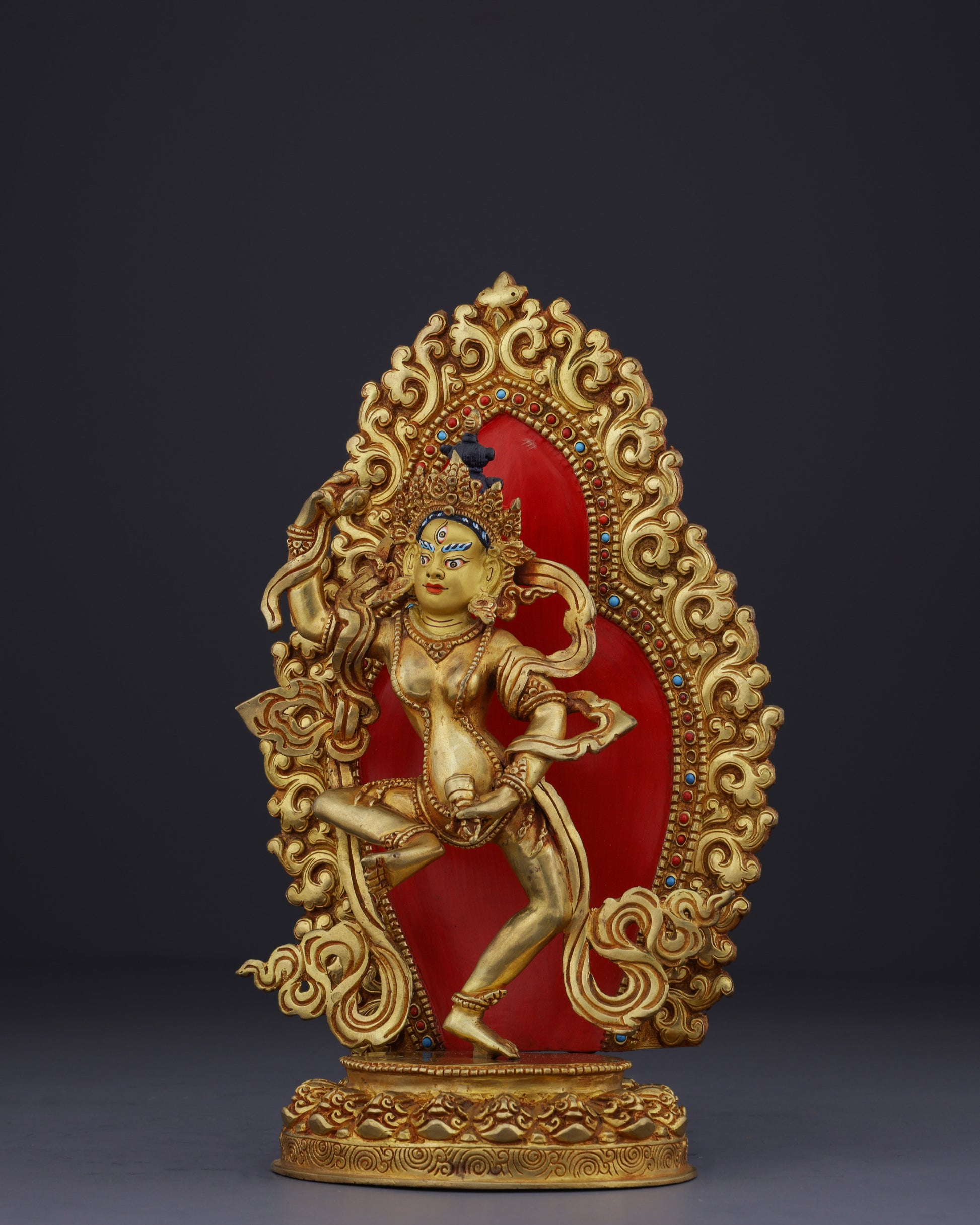 The Dakini of Liberation | Nepalese Handmade Machig Labdron Statue - Authentic Handcrafted Statue