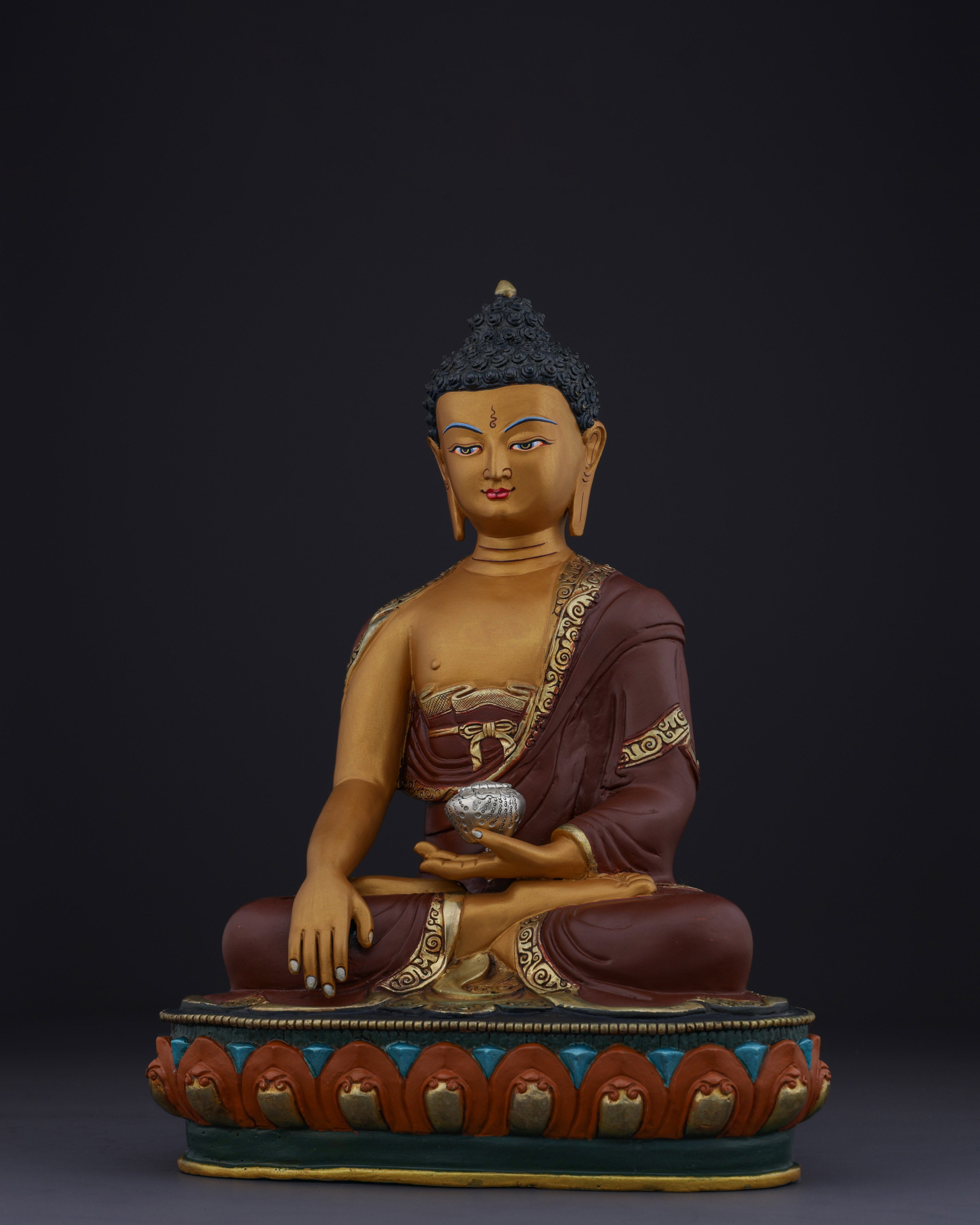 The Enlightened One | Nepalese Handmade Sakyamuni Buddha Statue