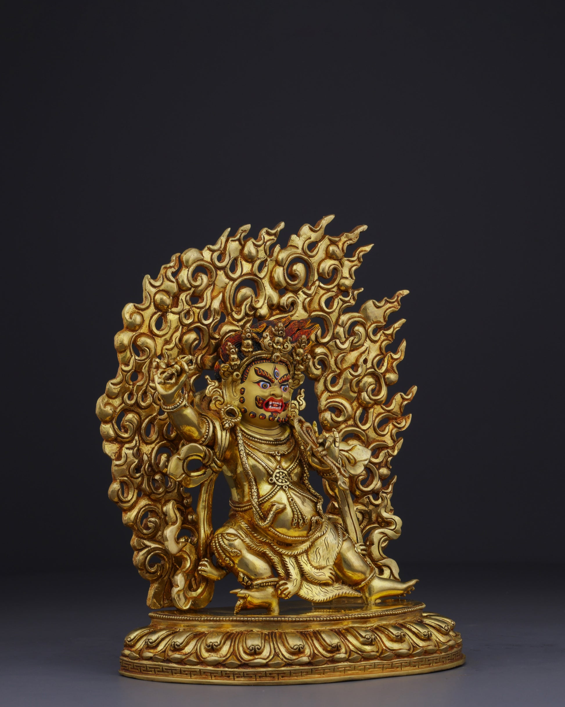 The Divine Guardian | Nepalese Handmade Vajrapani Statue - Authentic Handcrafted Statue