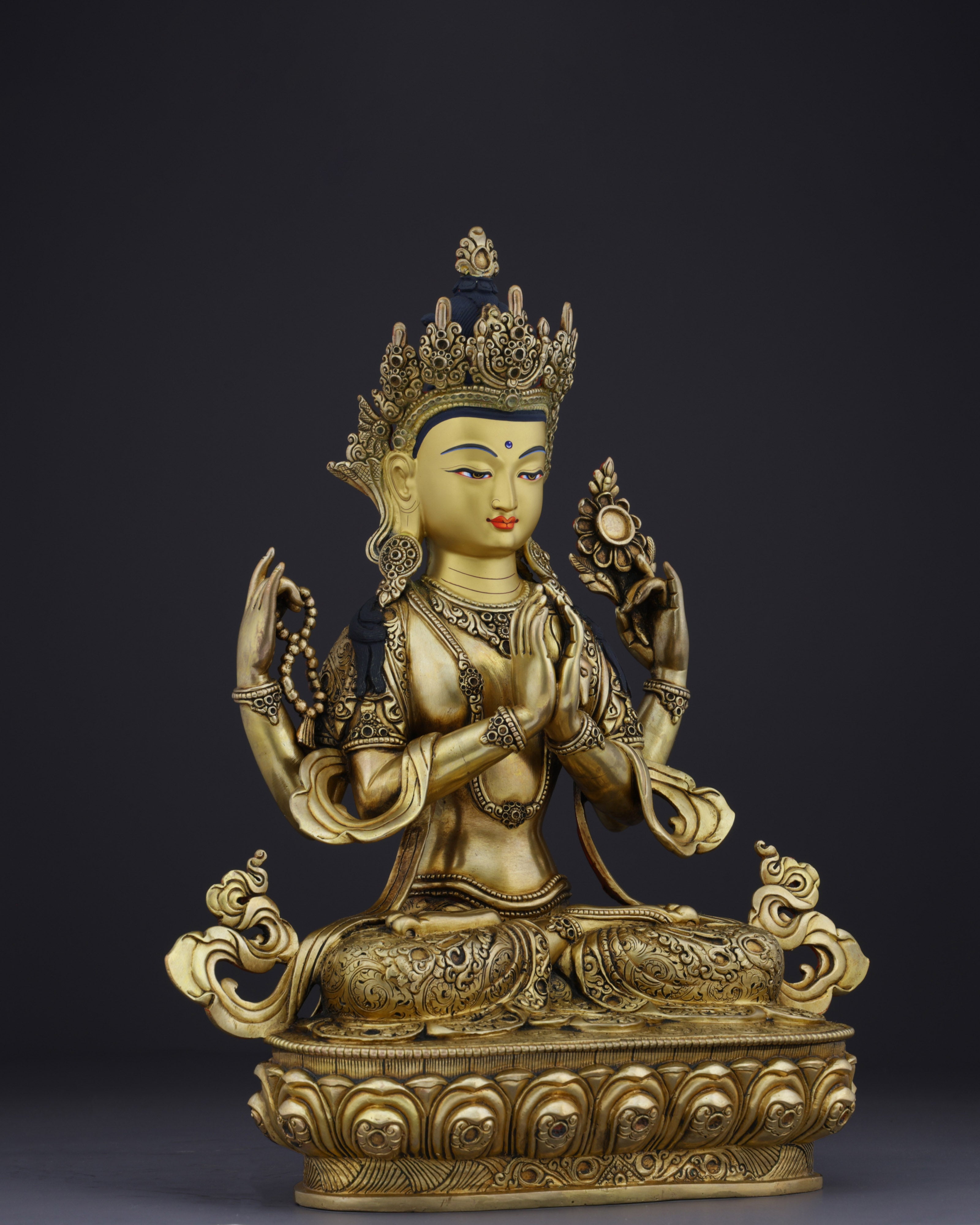 The Embodiment of Compassion | Handcrafted Chengresi Statue