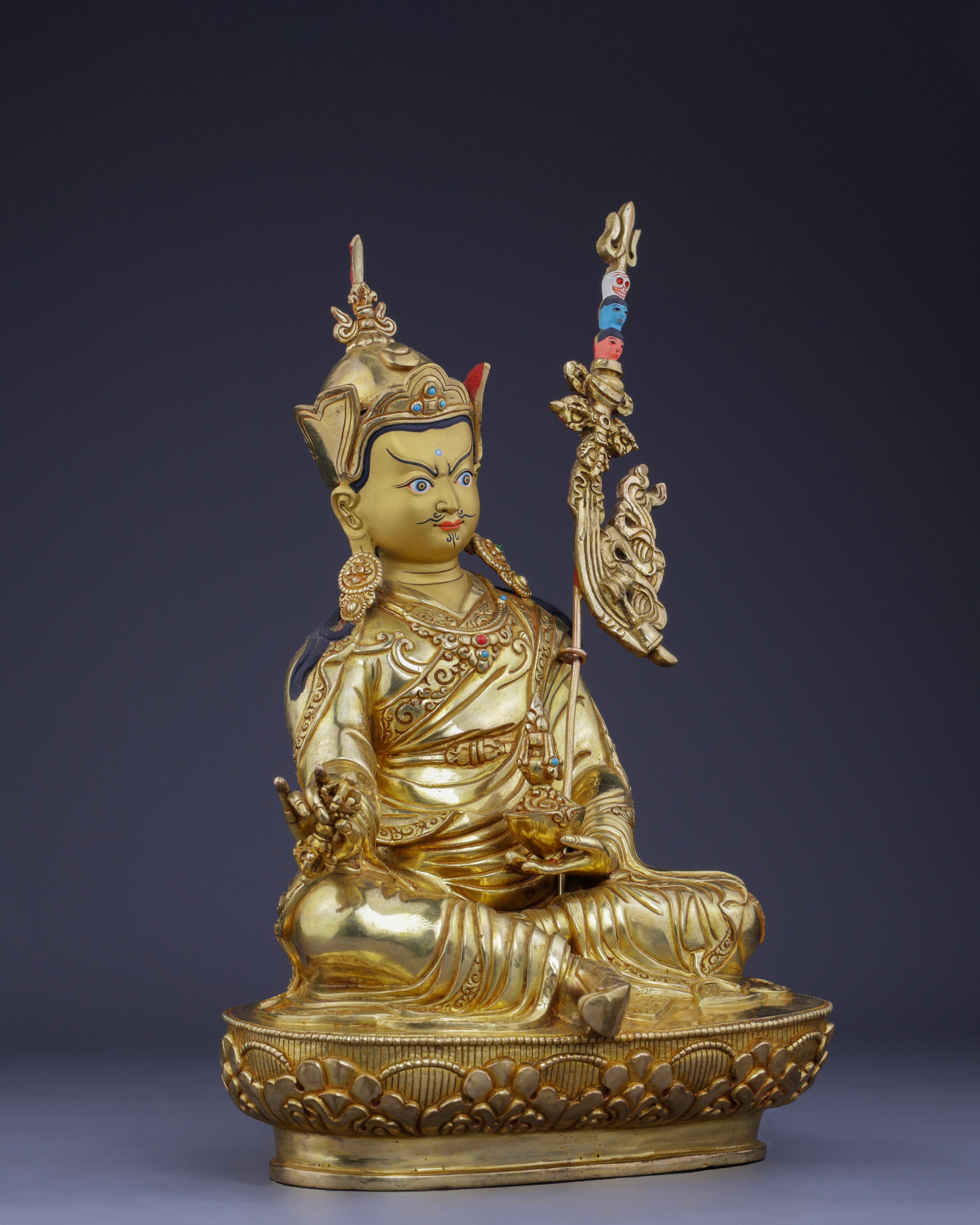The Golden Treasure | Authentic Guru Rinpoche Padmasambhava Statue