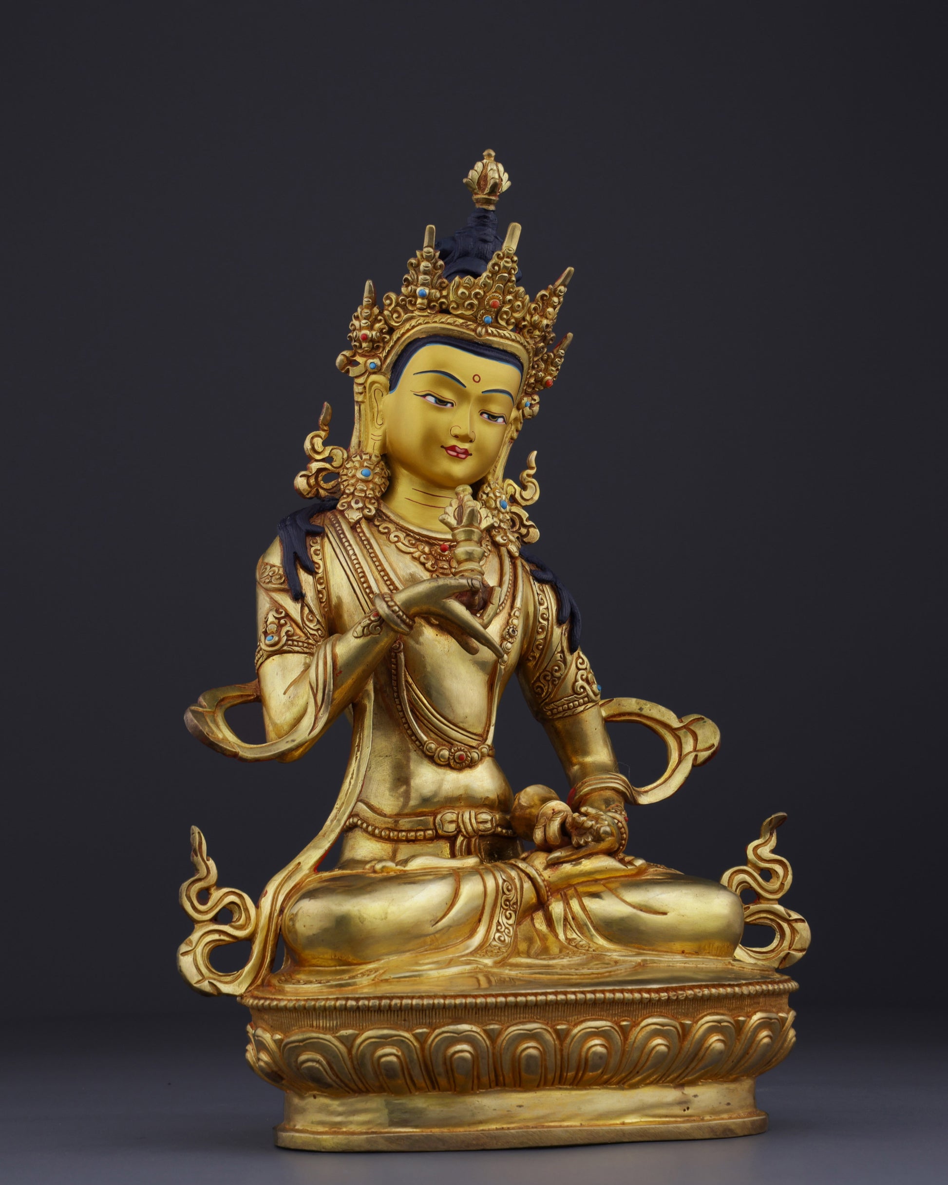 The Diamond Being | Handcrafted Vajrasattva - Authentic Handcrafted Statue