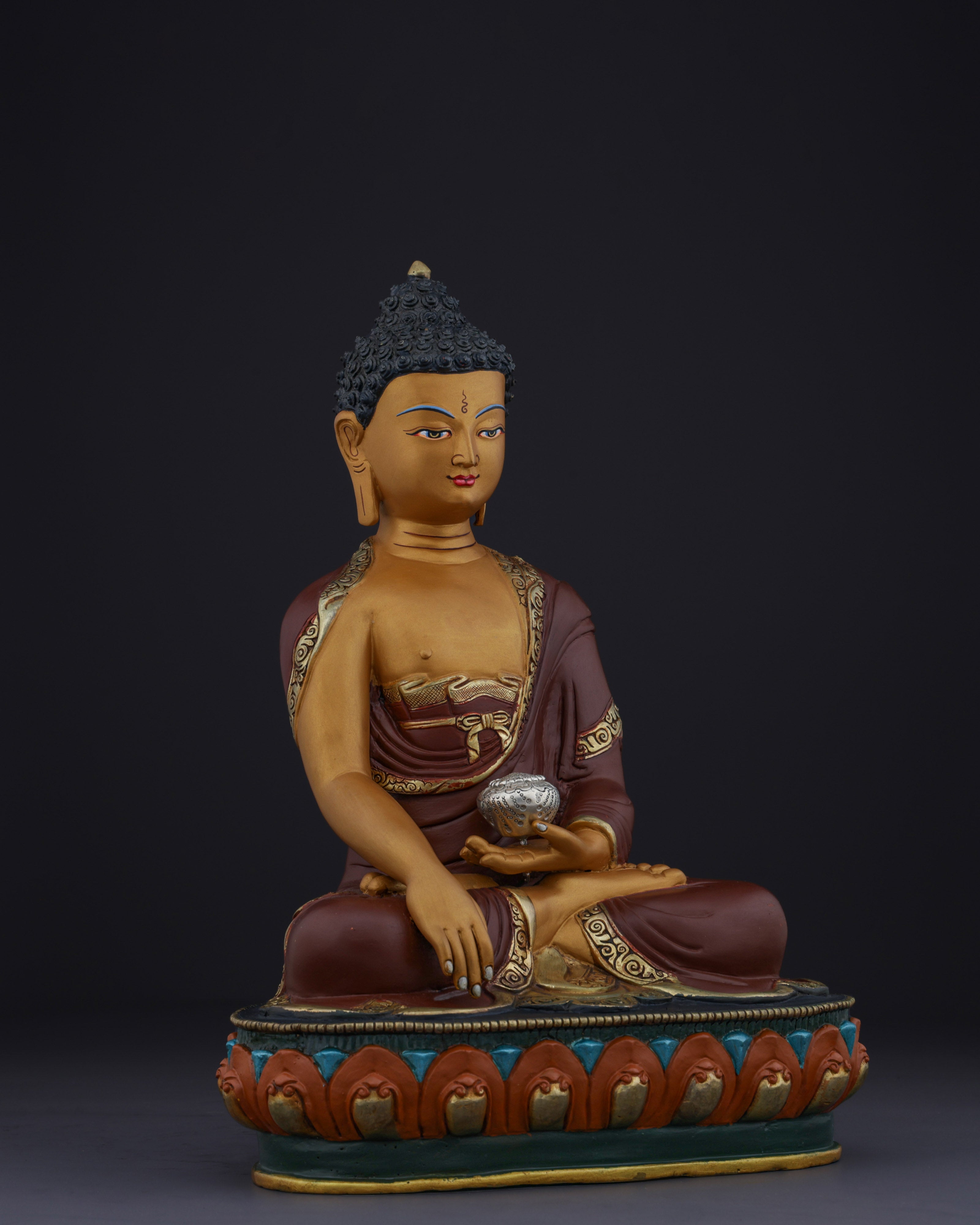 The Enlightened One | Nepalese Handmade Sakyamuni Buddha Statue